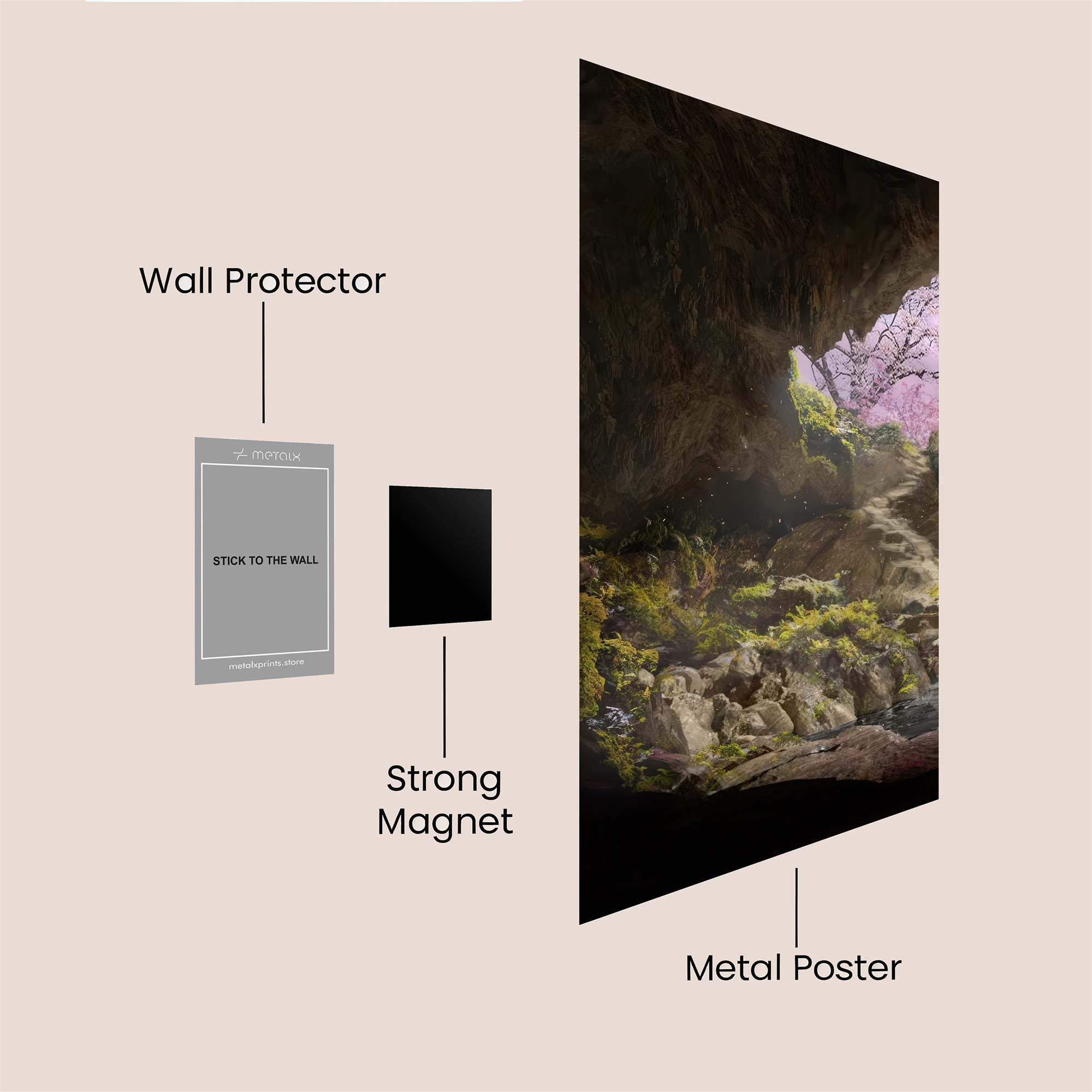 Cavern Serenity Safe Wall Magnetic / M