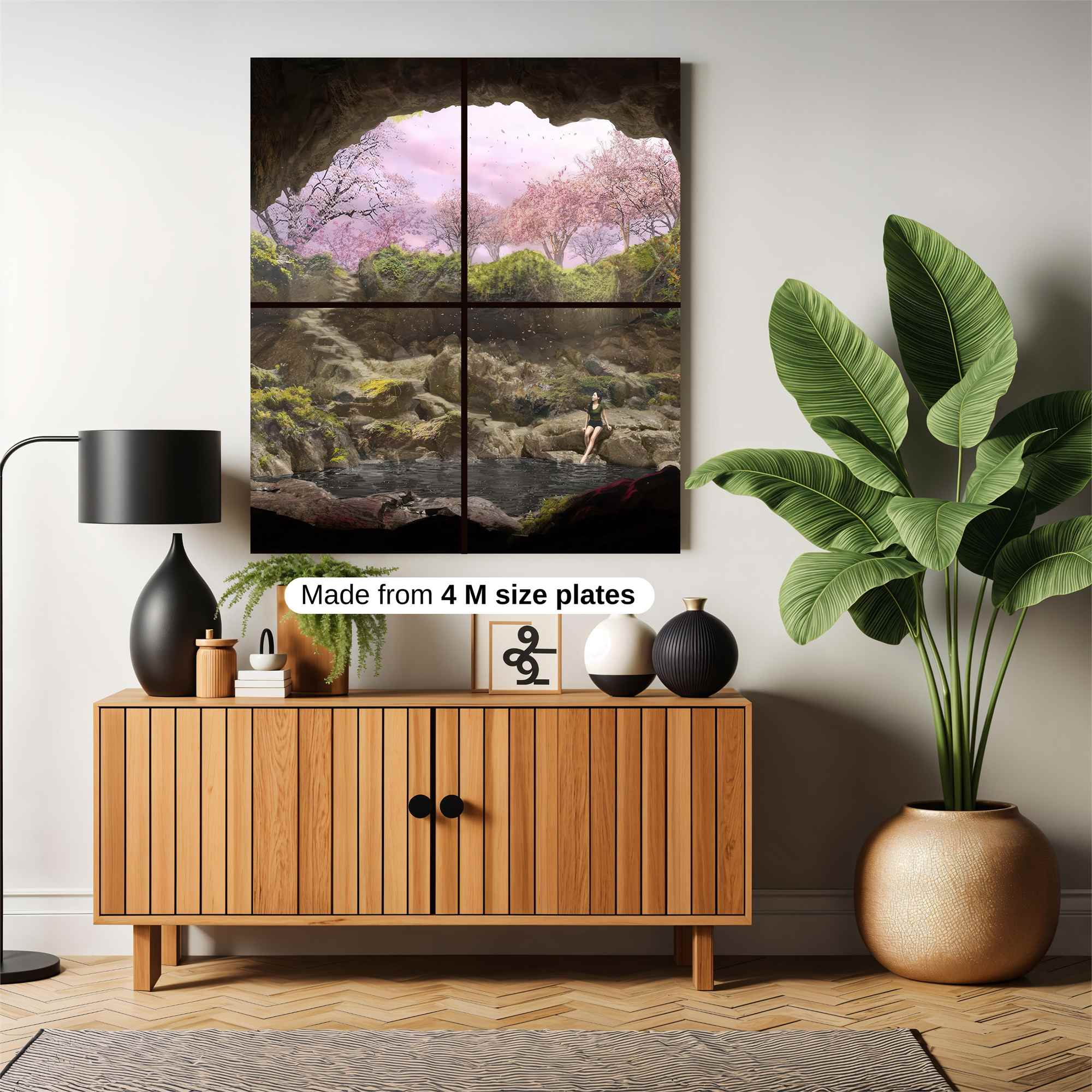 Sakura Serenity Safe Wall Magnetic / M