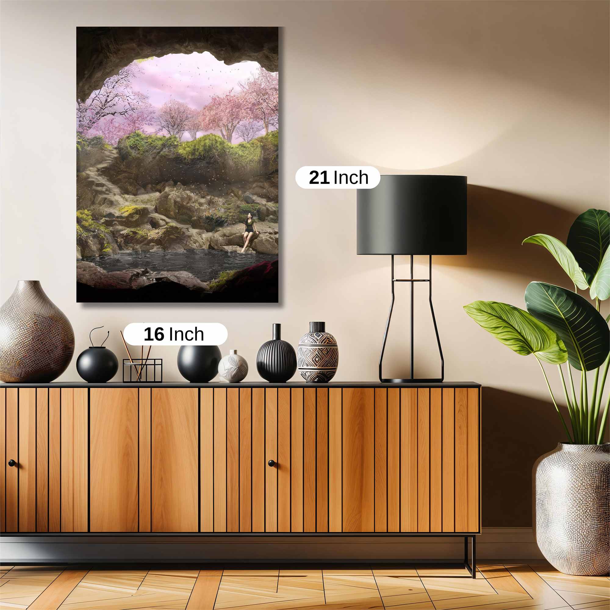 Sakura Serenity Safe Wall Magnetic / M