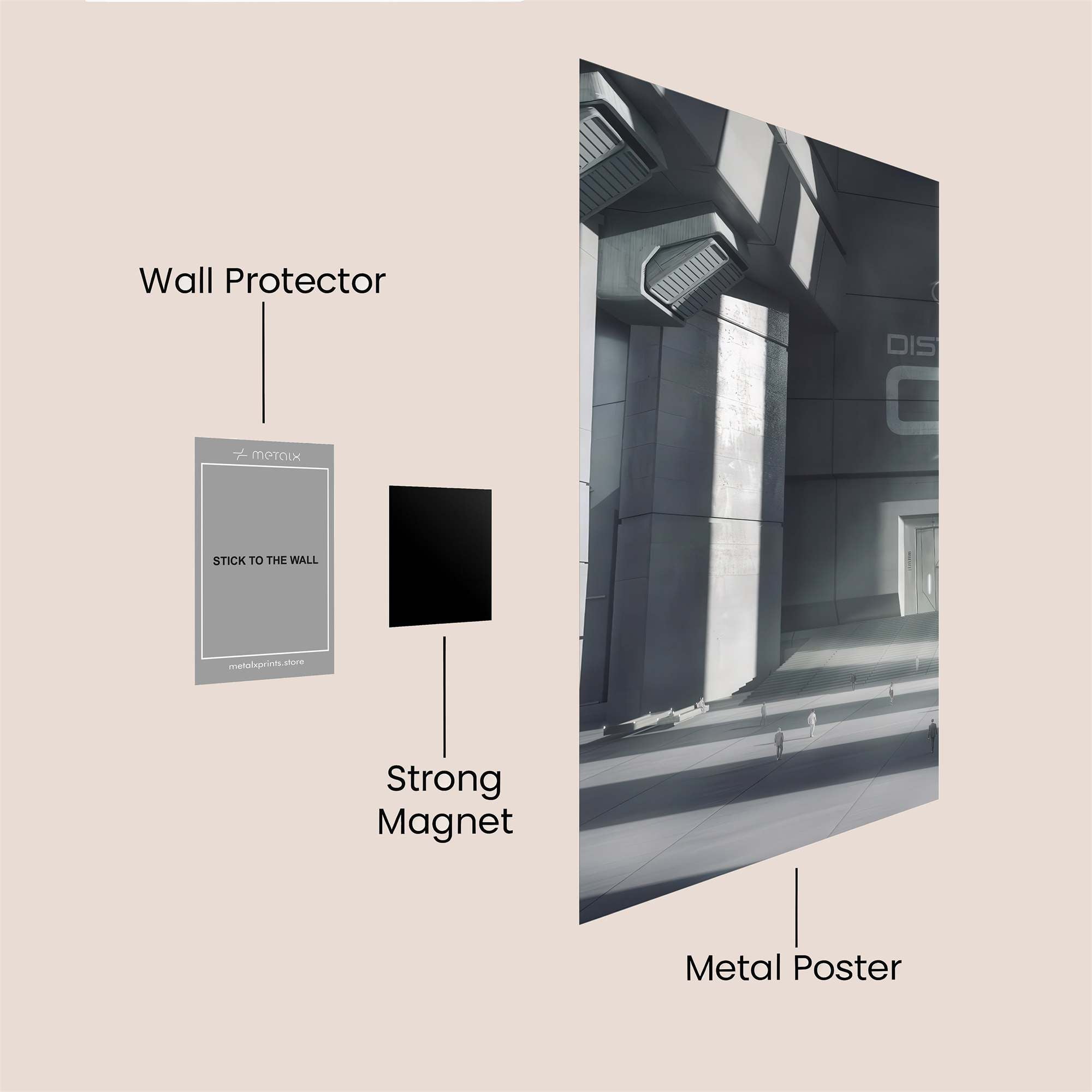 District Mystery Safe Wall Magnetic / M