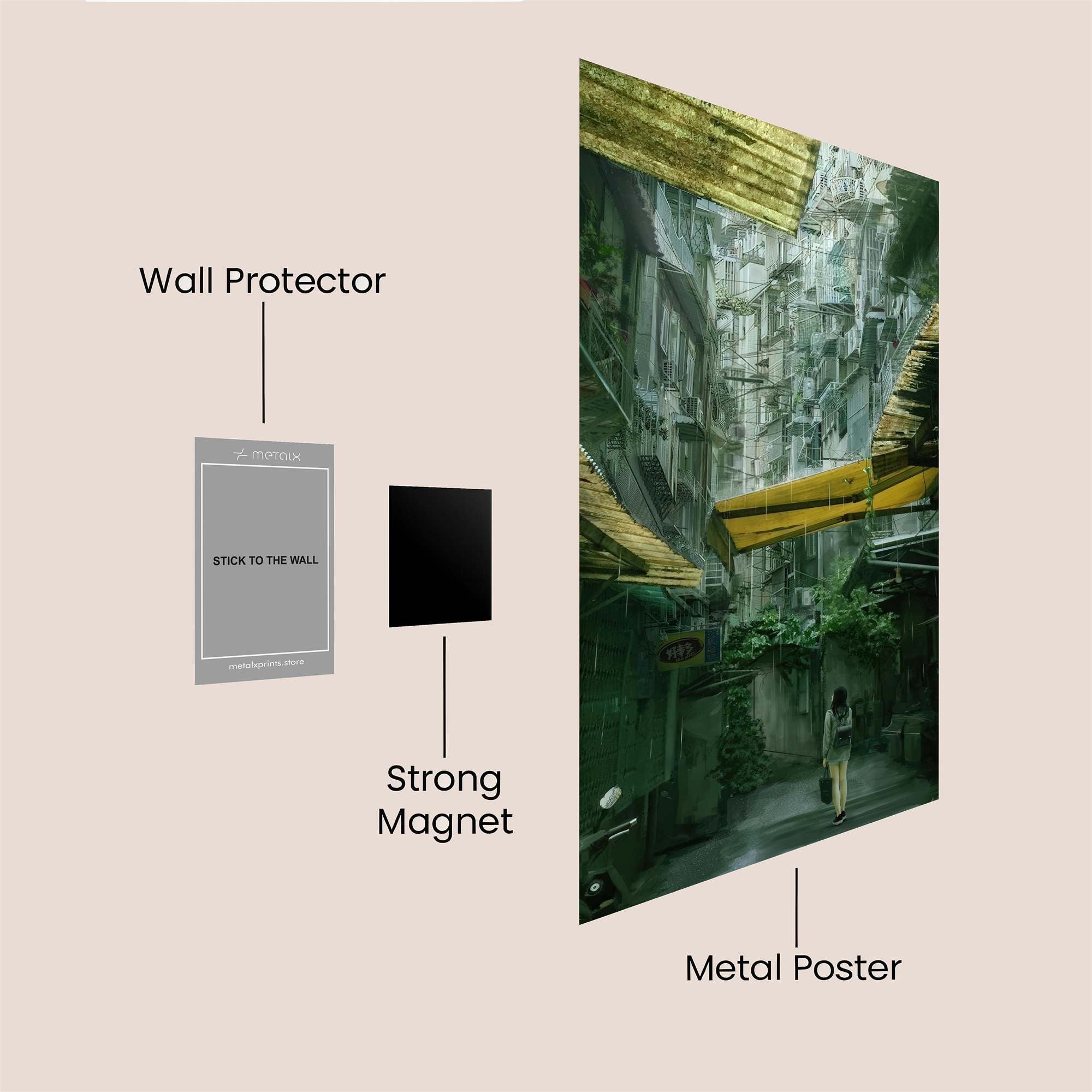 Alleyway Enigma Safe Wall Magnetic / M