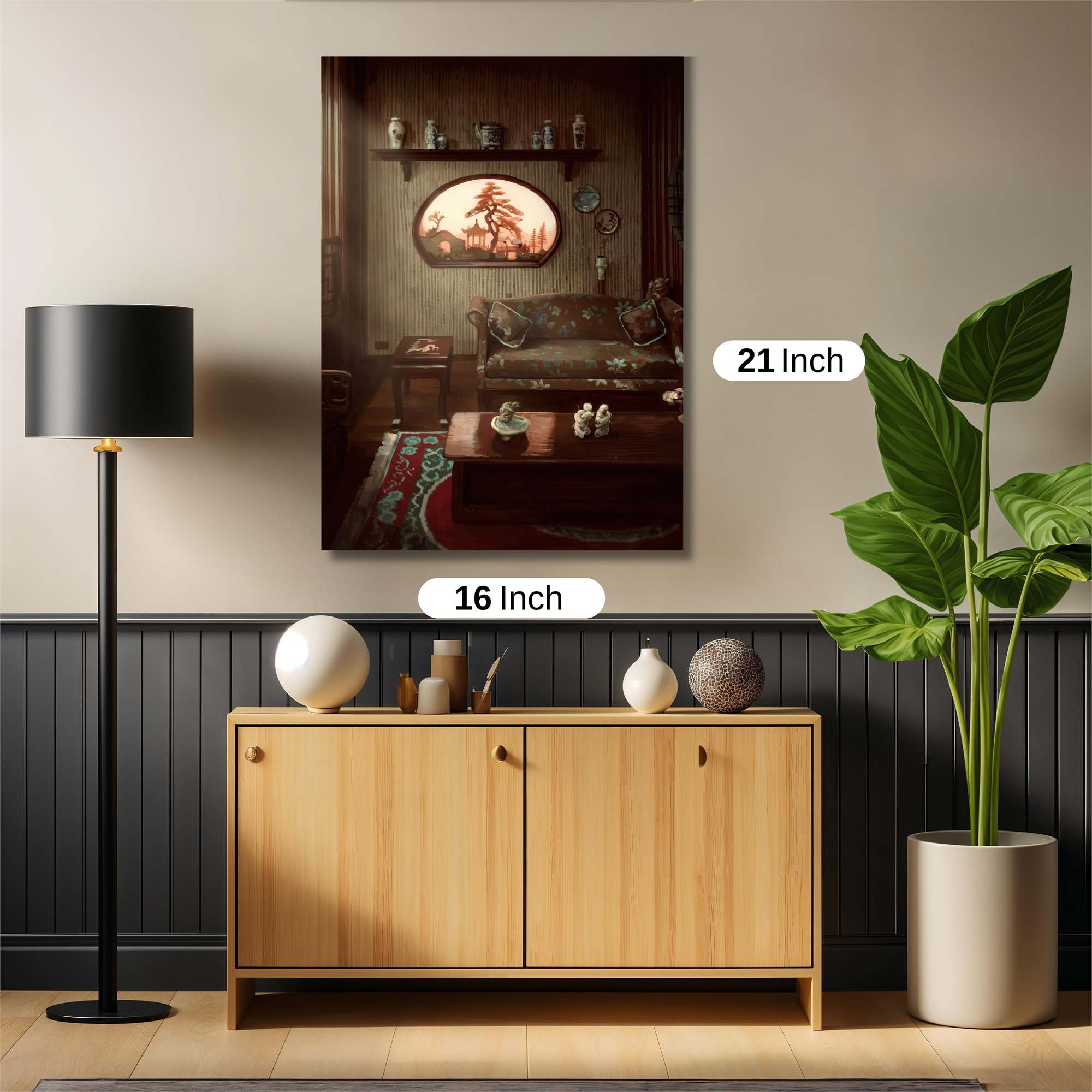 Silhouette Serenity Safe Wall Magnetic / M