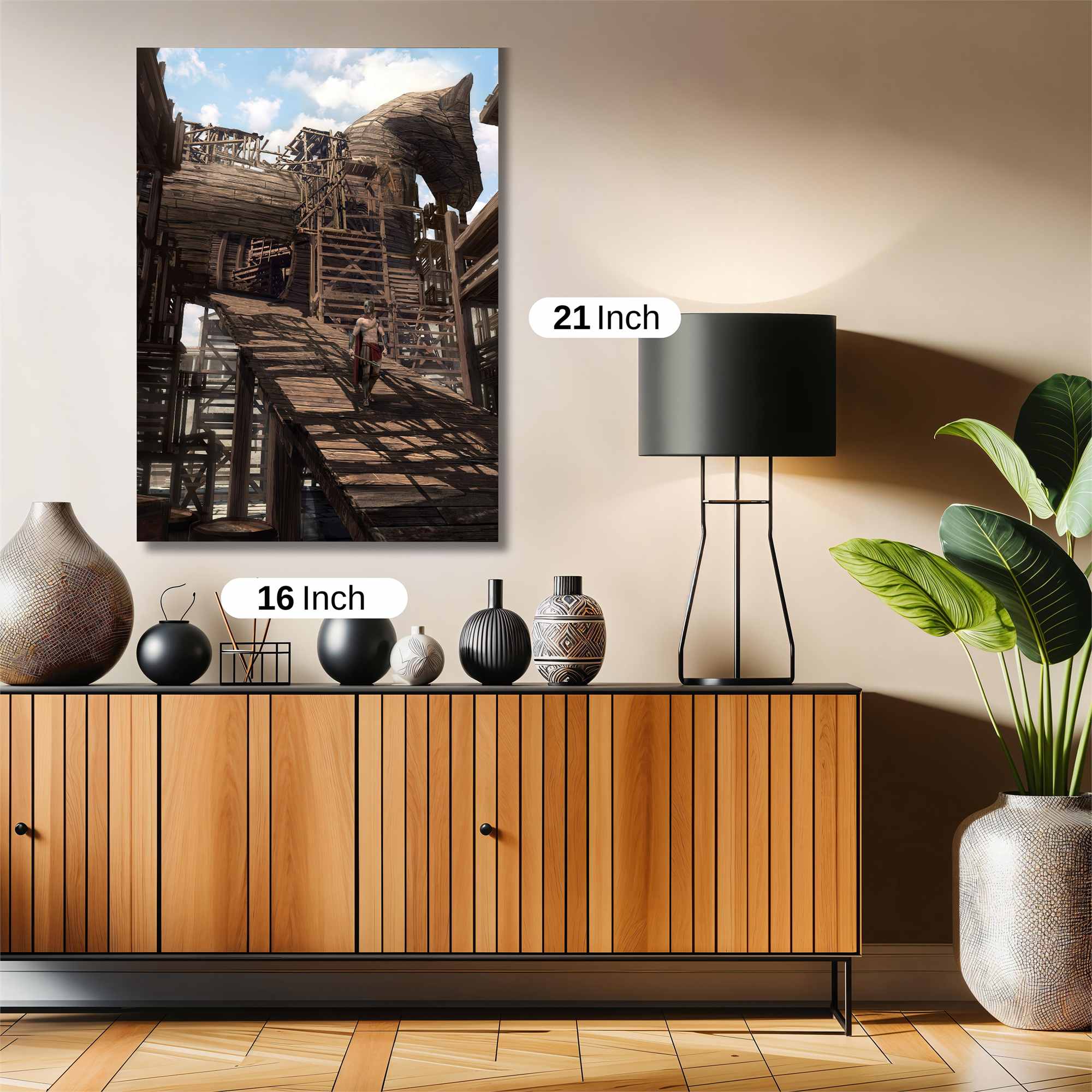Trojan Deception Safe Wall Magnetic / M