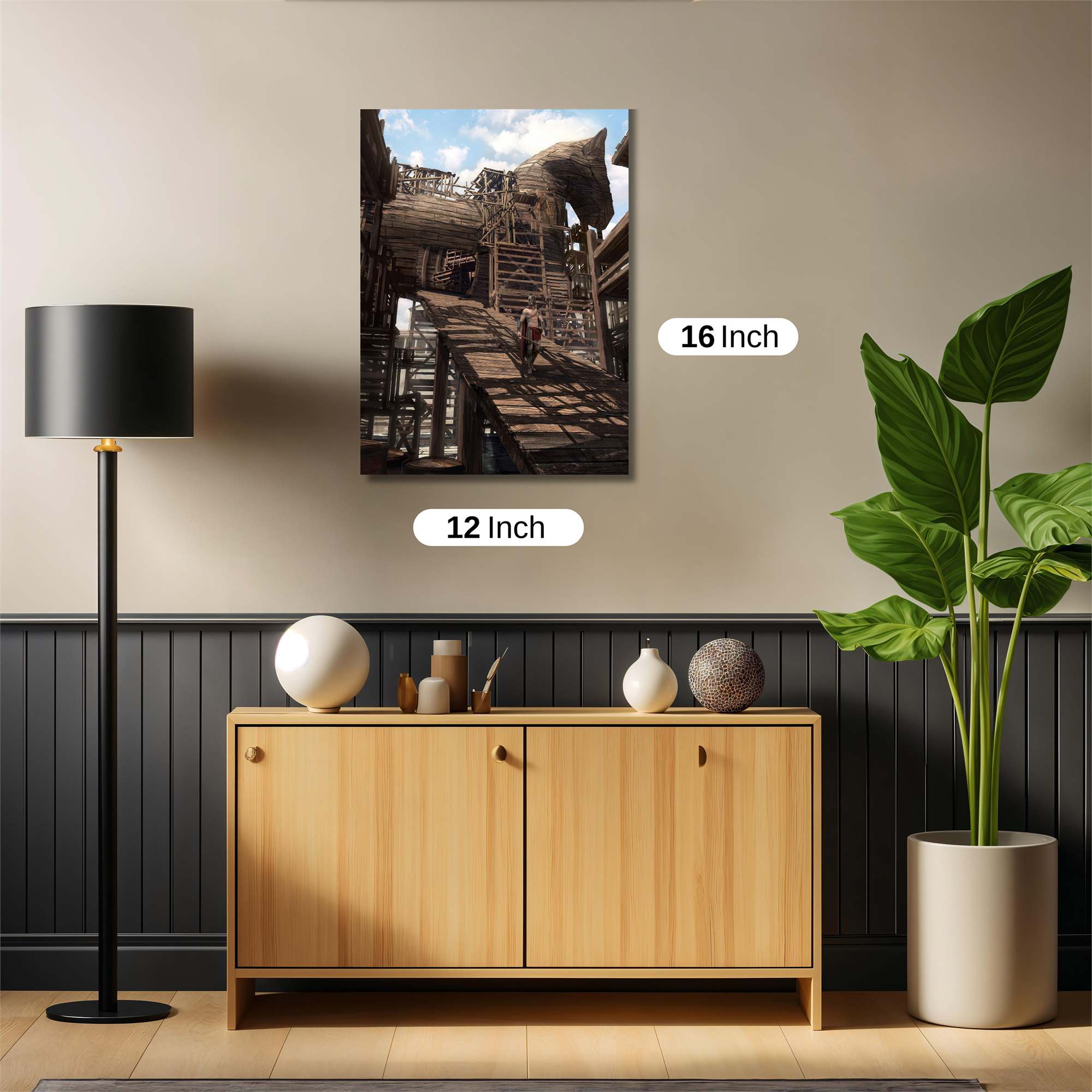 Trojan Deception Safe Wall Magnetic / M