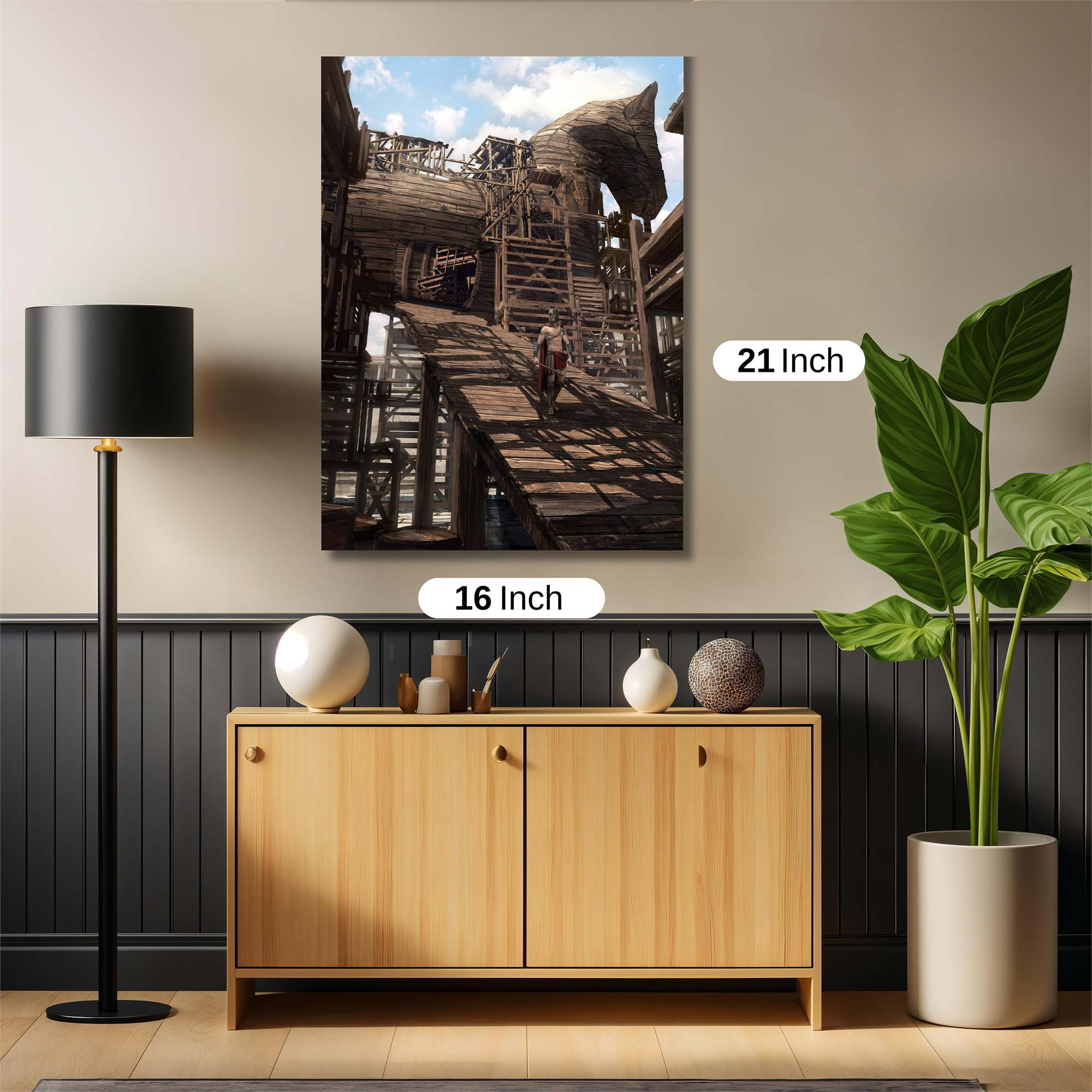 Trojan Deception Safe Wall Magnetic / M