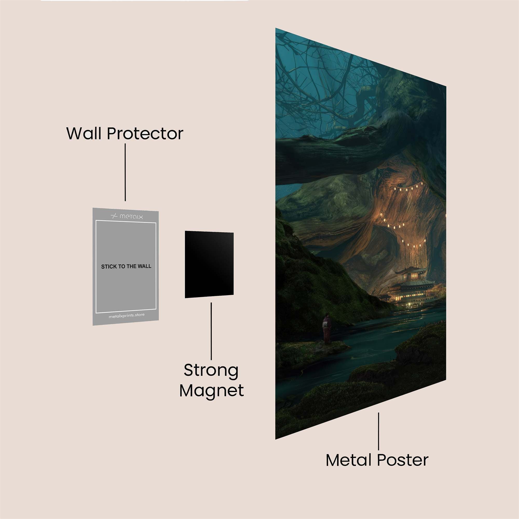 Grove Enchantment Safe Wall Magnetic / M