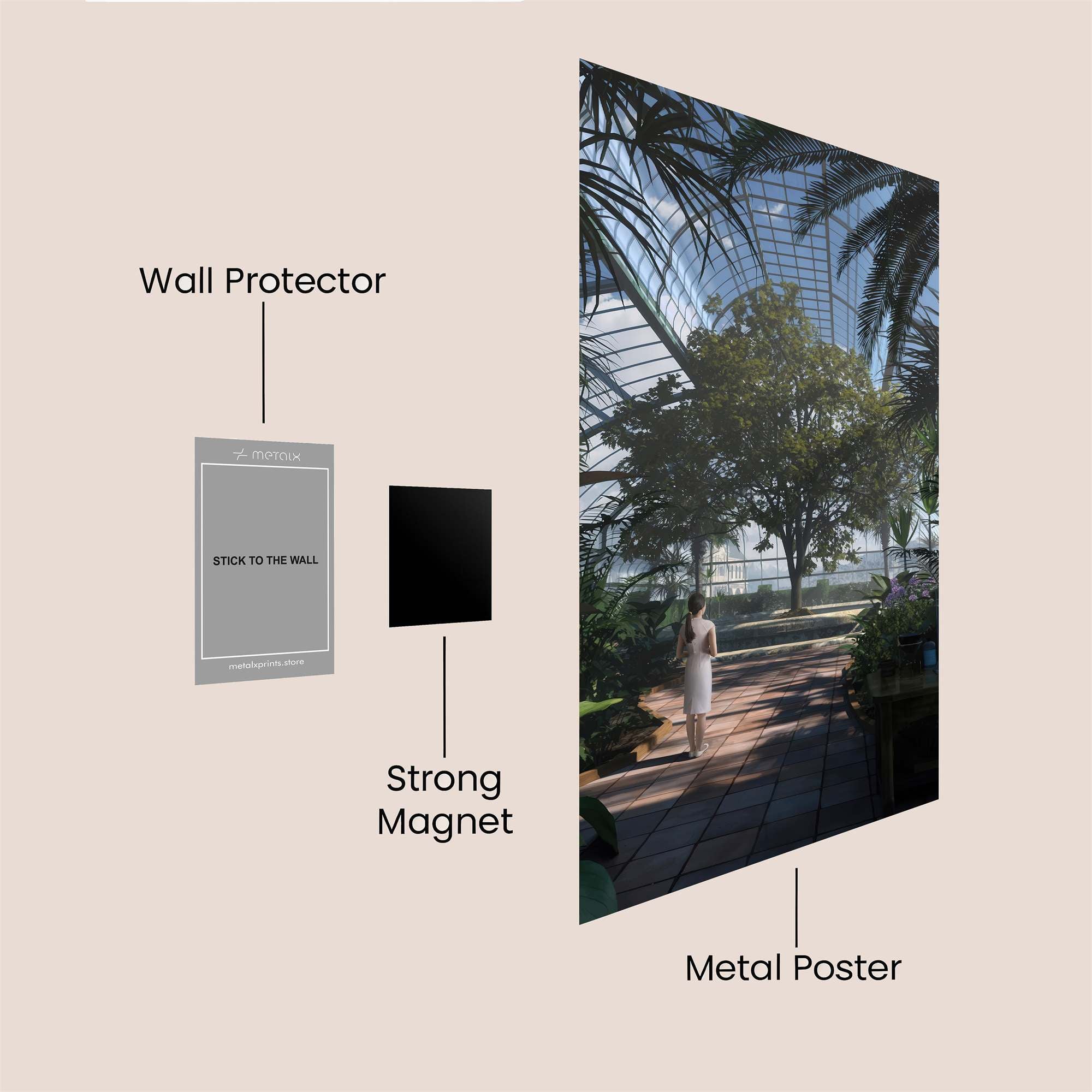 Botanical Bliss Safe Wall Magnetic / M