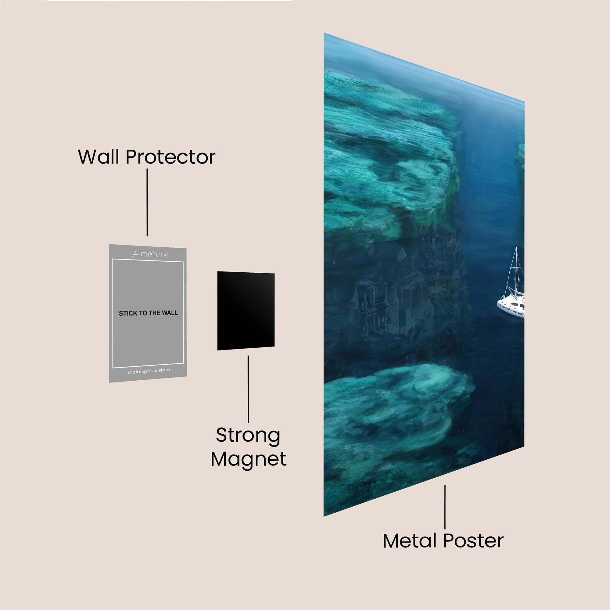 Abyssal Adventure Safe Wall Magnetic / M