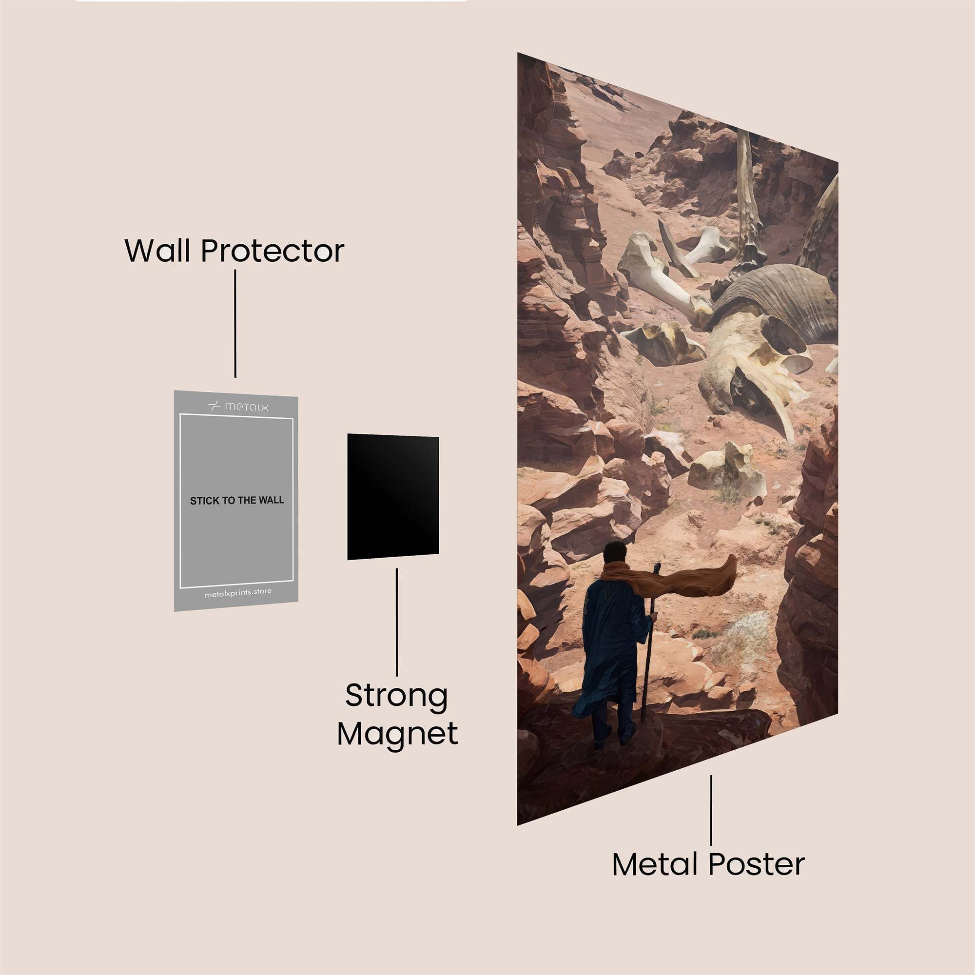 Mammoth Melancholy Safe Wall Magnetic / M