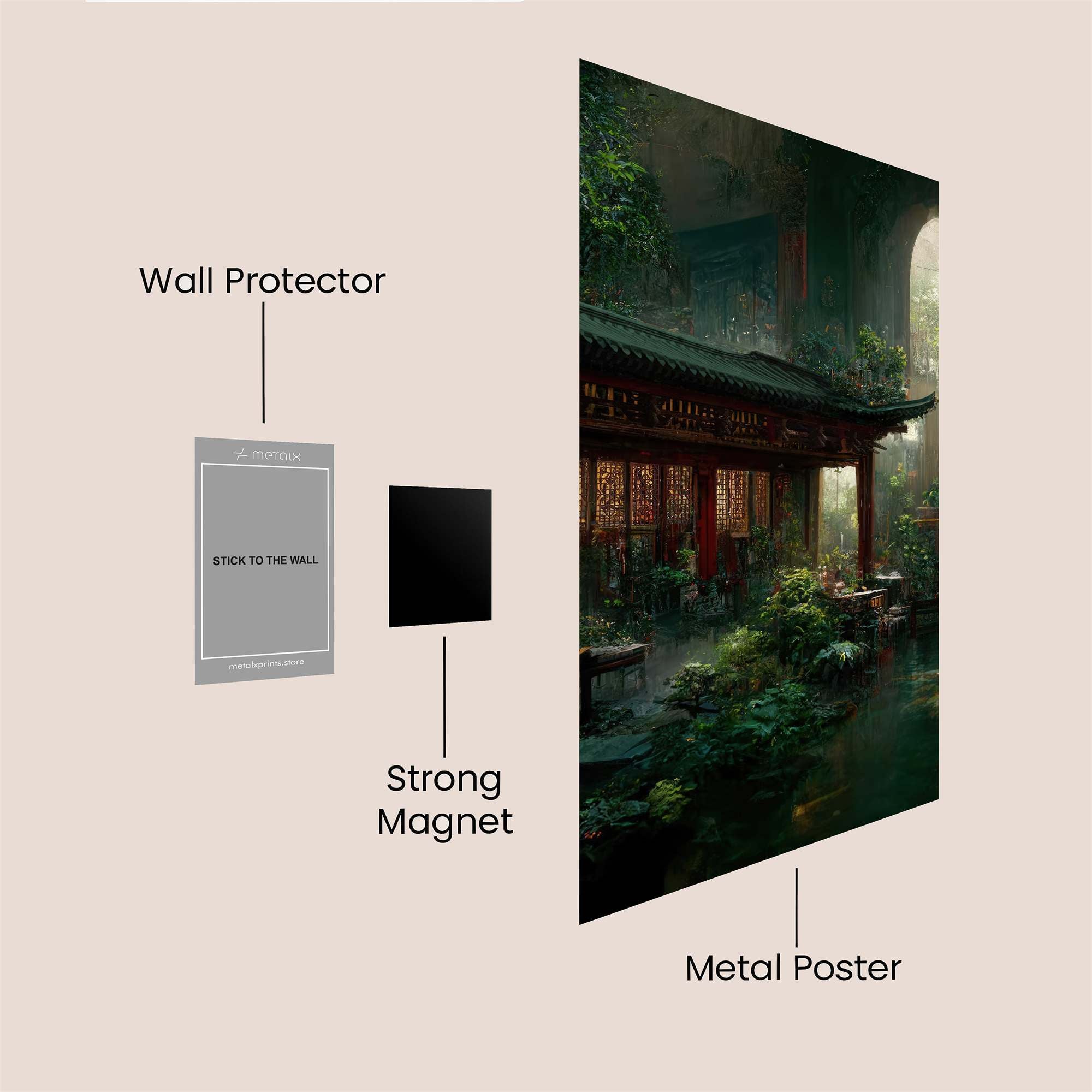 Temple Serenity Safe Wall Magnetic / M