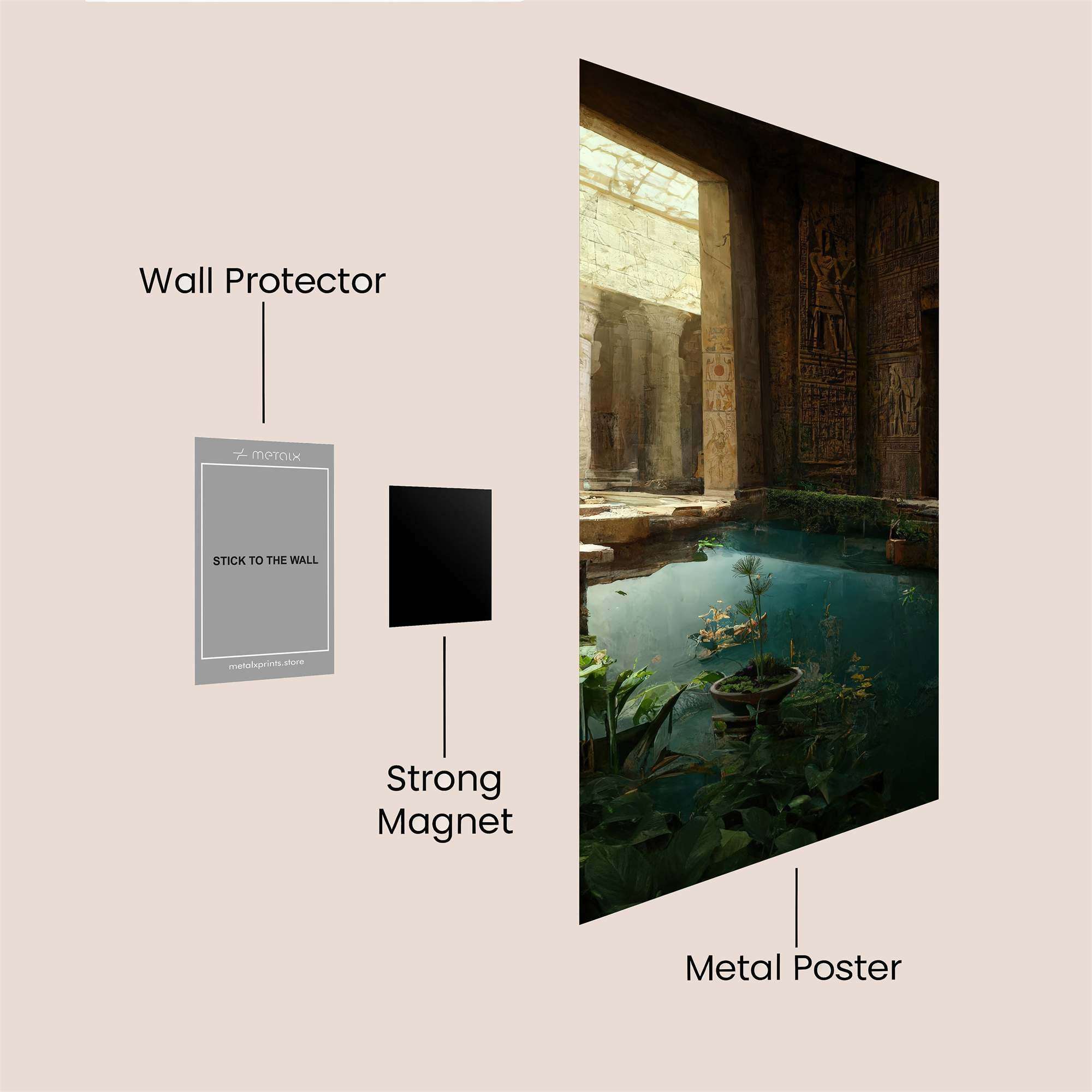 Temple Serenity Safe Wall Magnetic / M