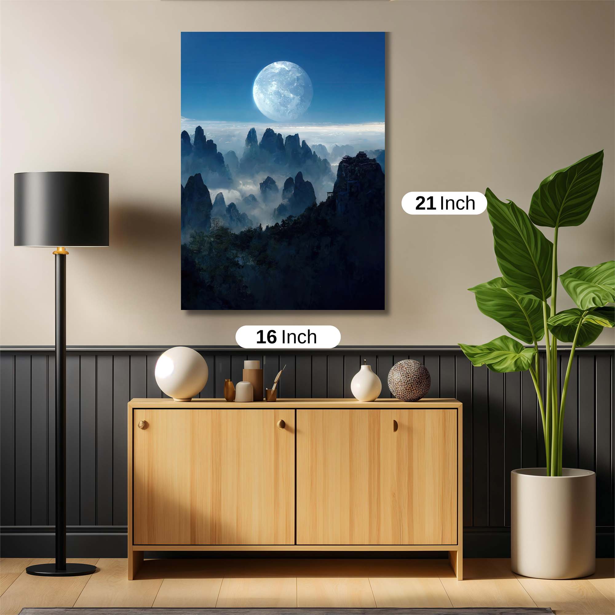 Moonlit Serenity Safe Wall Magnetic / M