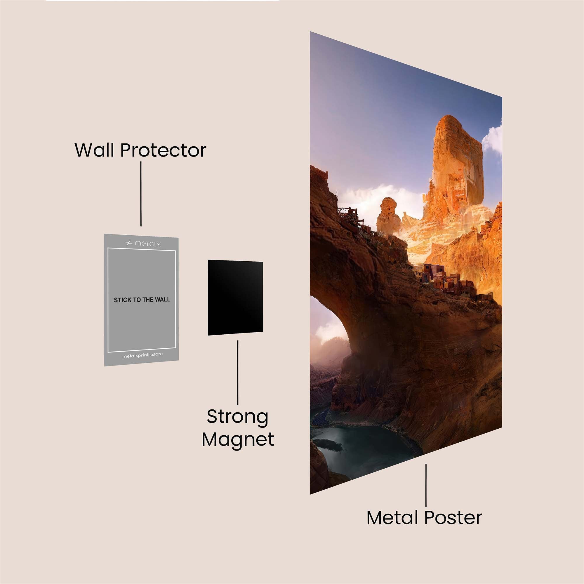 Canyon Serenity Safe Wall Magnetic / M