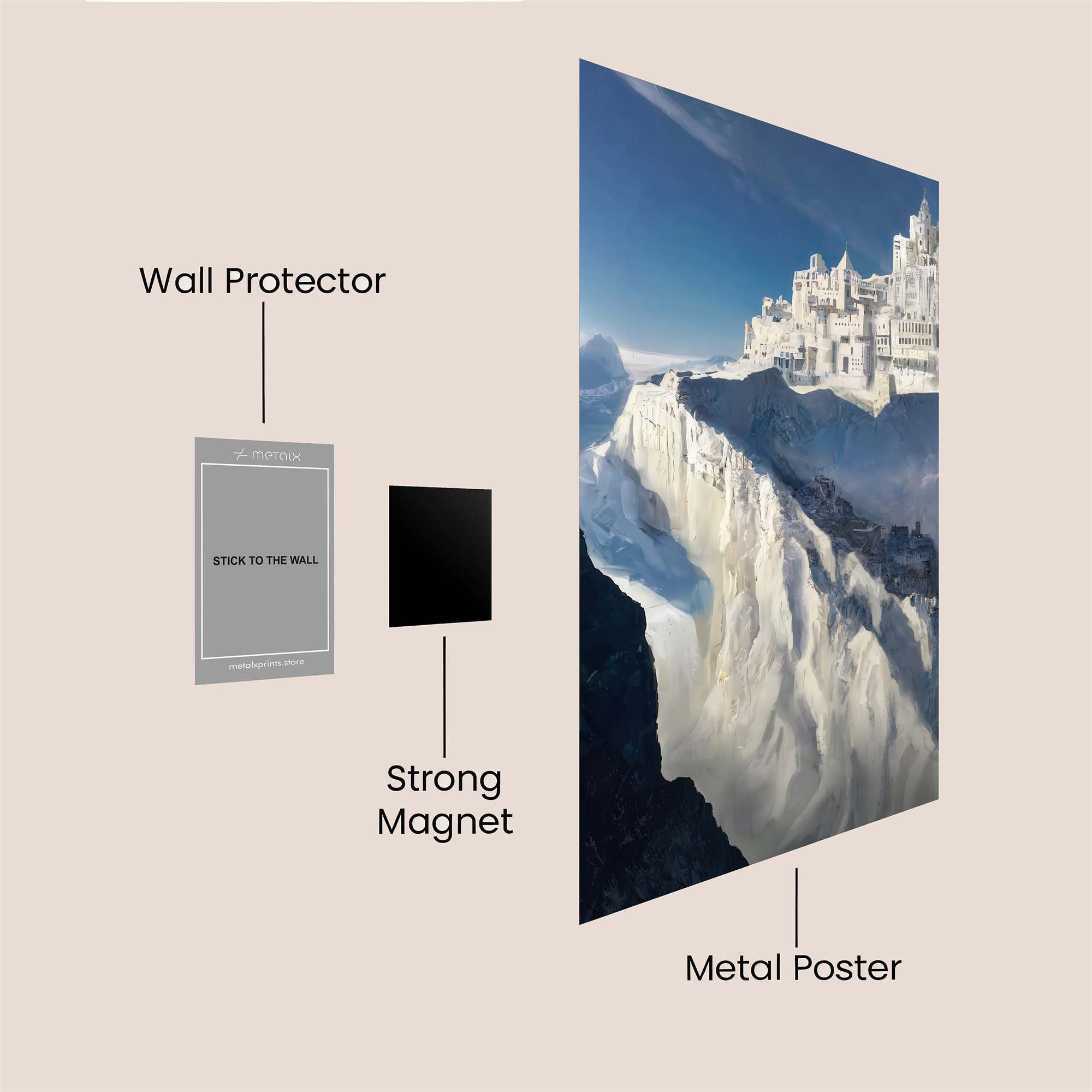 Castle Enigma Safe Wall Magnetic / M