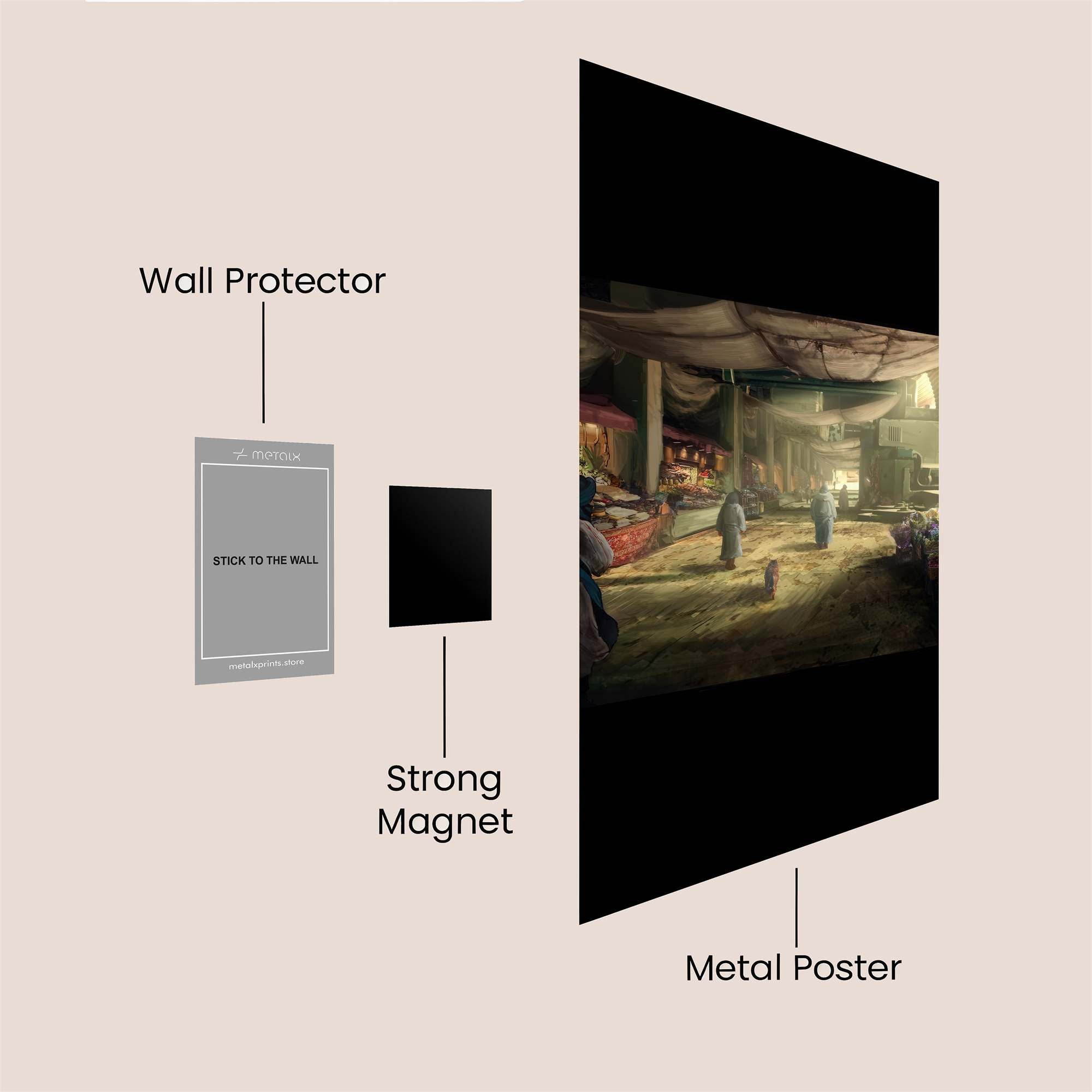 Market Mystique Safe Wall Magnetic / M