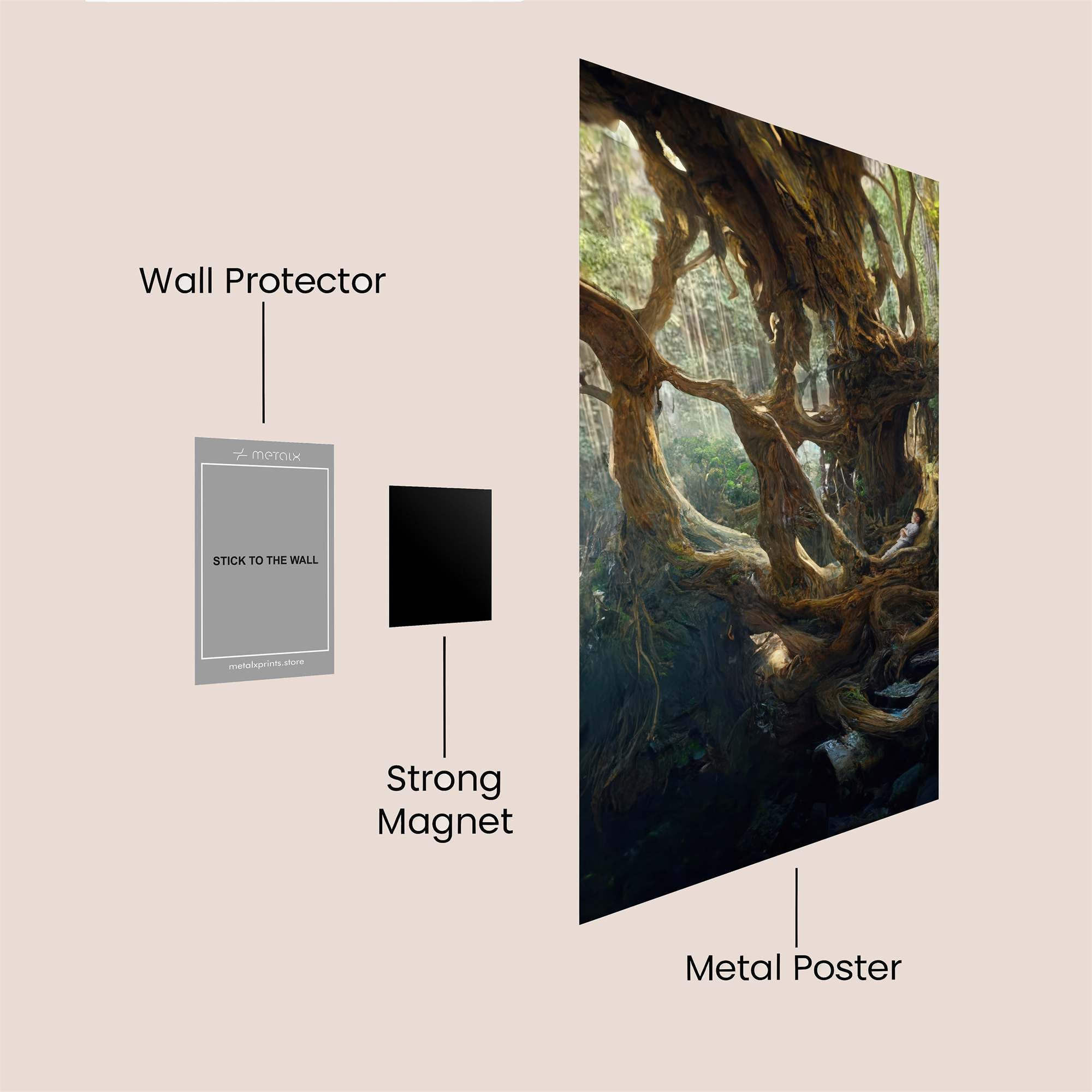 Forest Enigma Safe Wall Magnetic / M