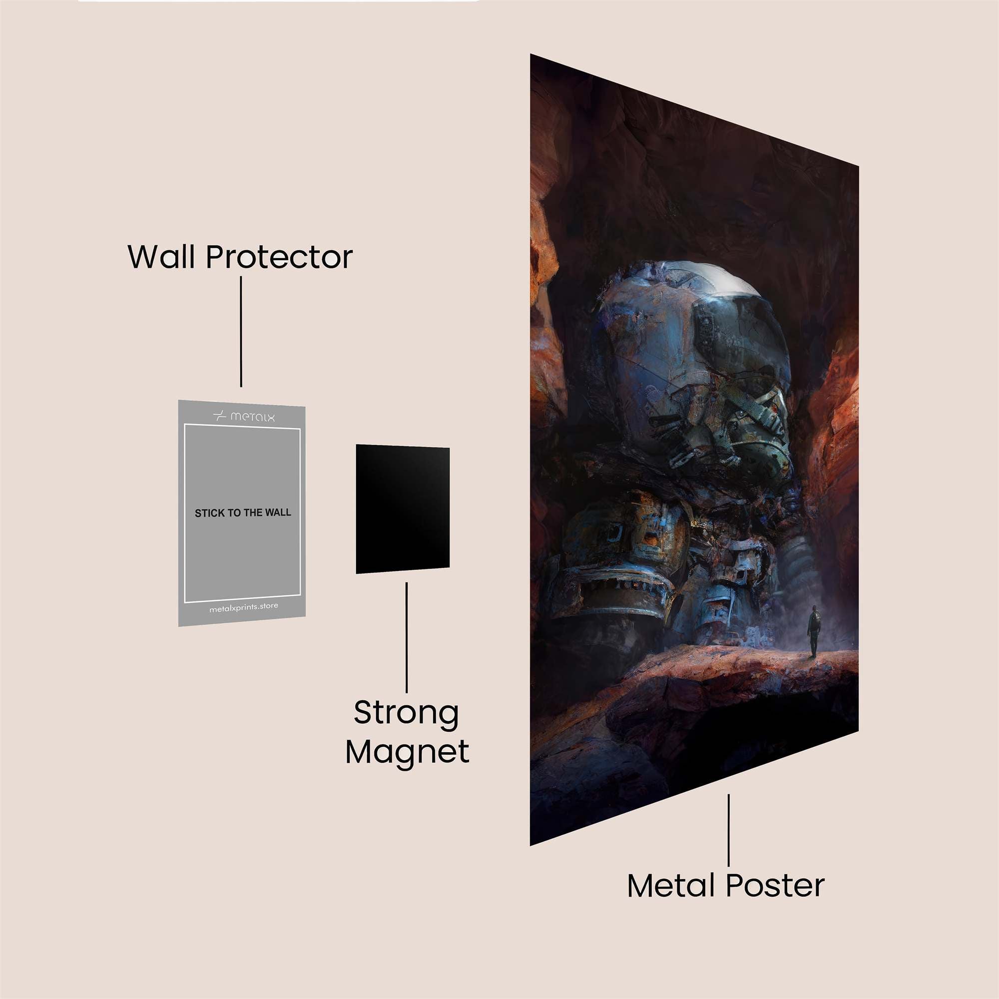 Giant Solitude Safe Wall Magnetic / M