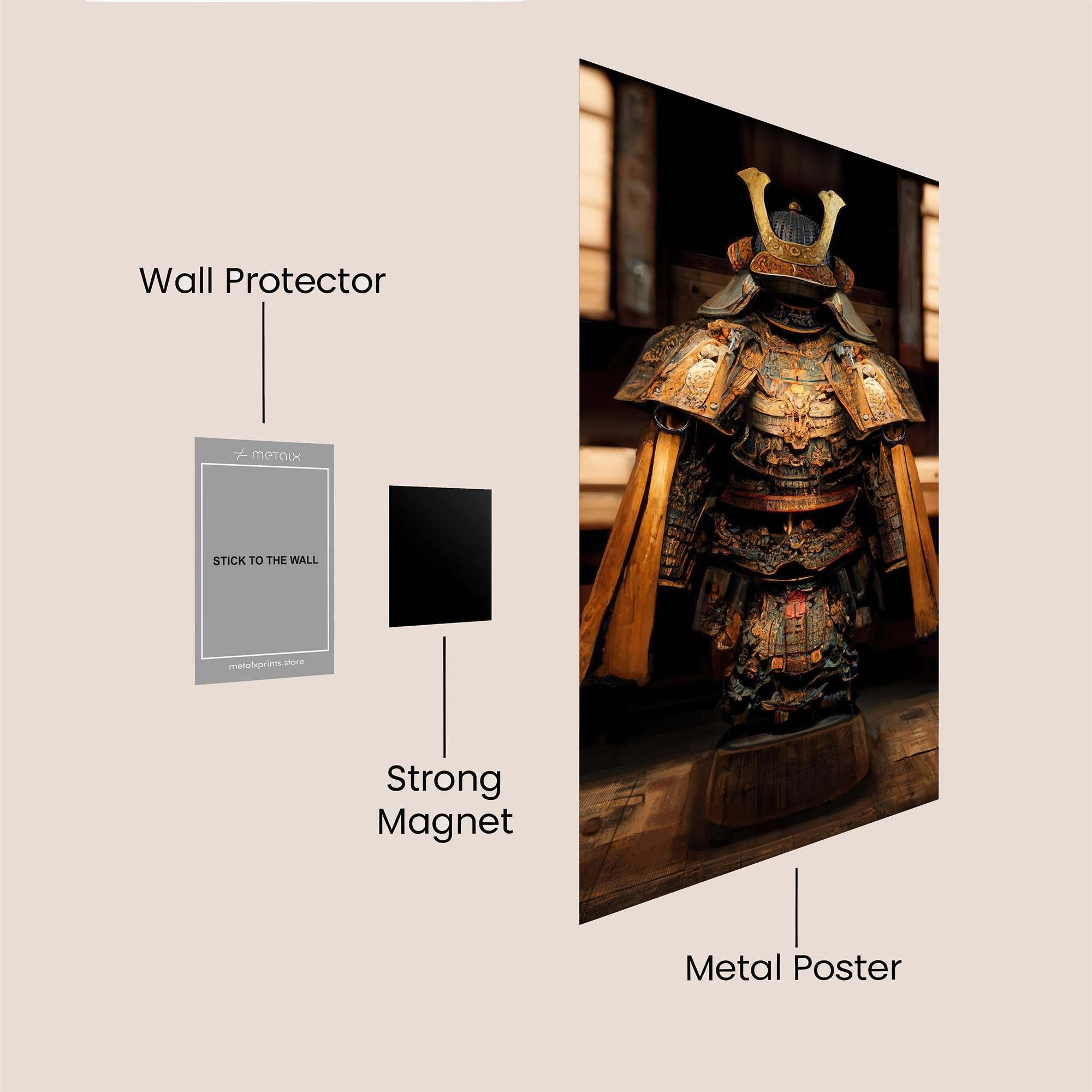 Samurai Serenity Safe Wall Magnetic / M