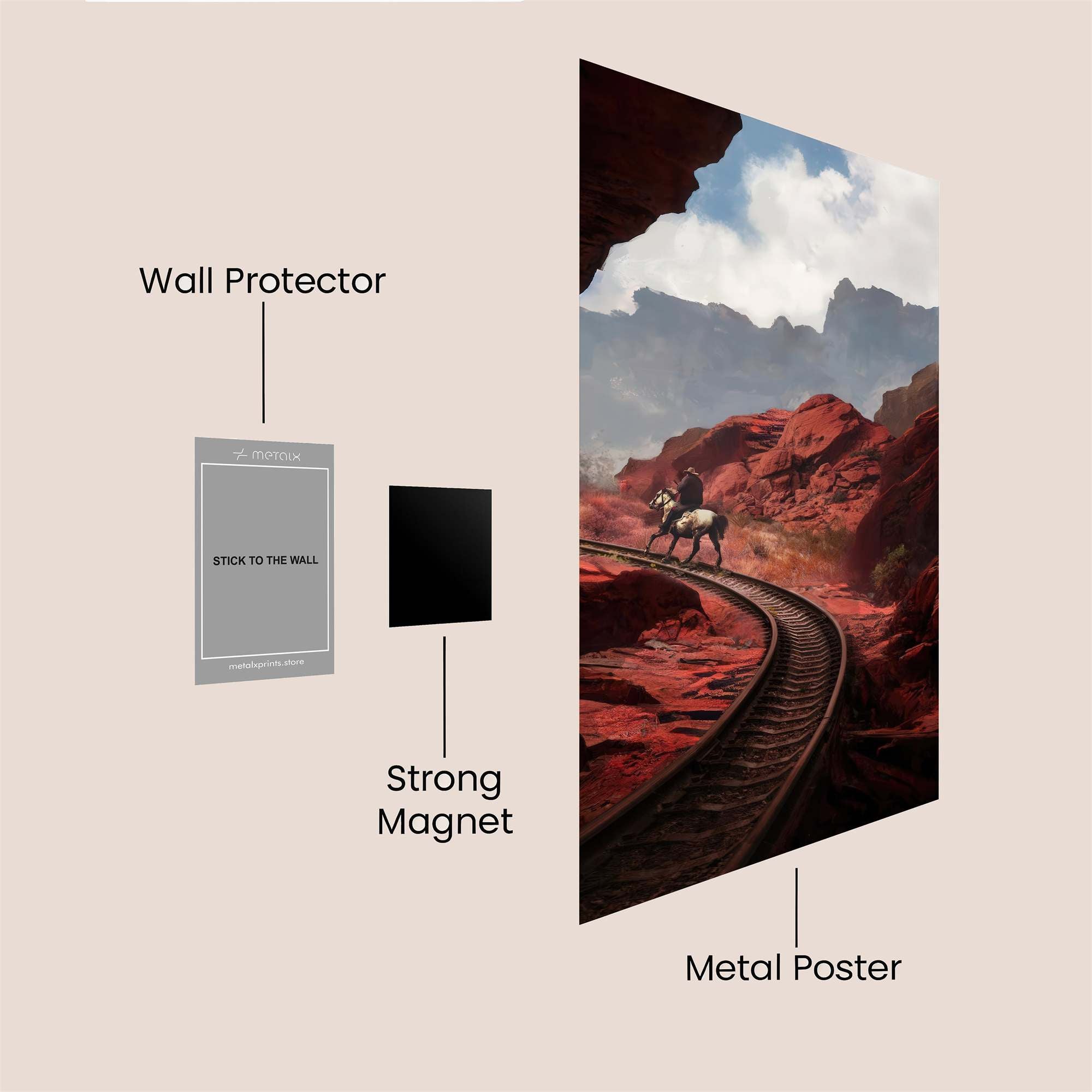 Lone Odyssey Safe Wall Magnetic / M