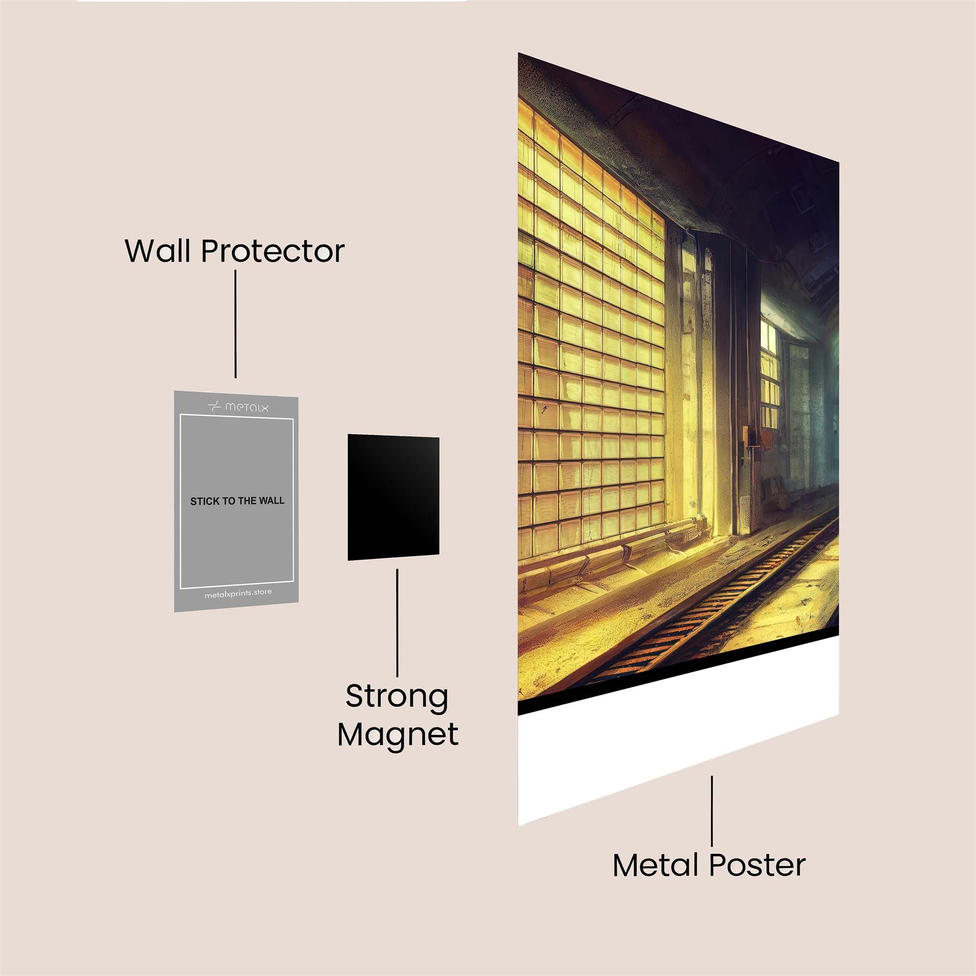 Market Serenity Safe Wall Magnetic / M