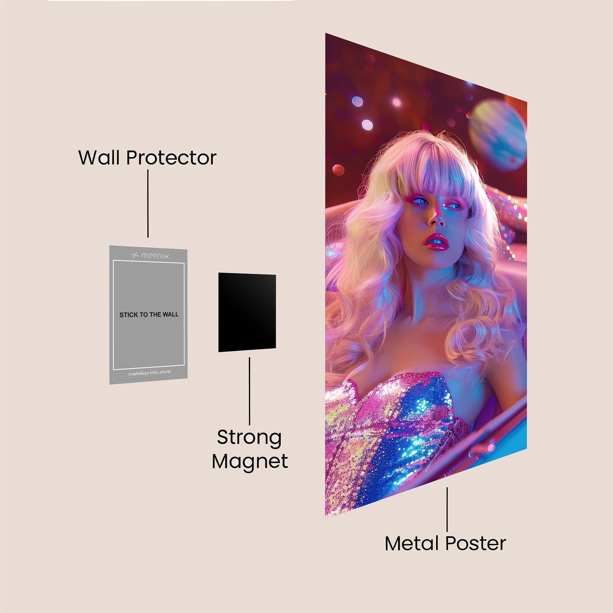 Cosmic Dream Safe Wall Magnetic / M