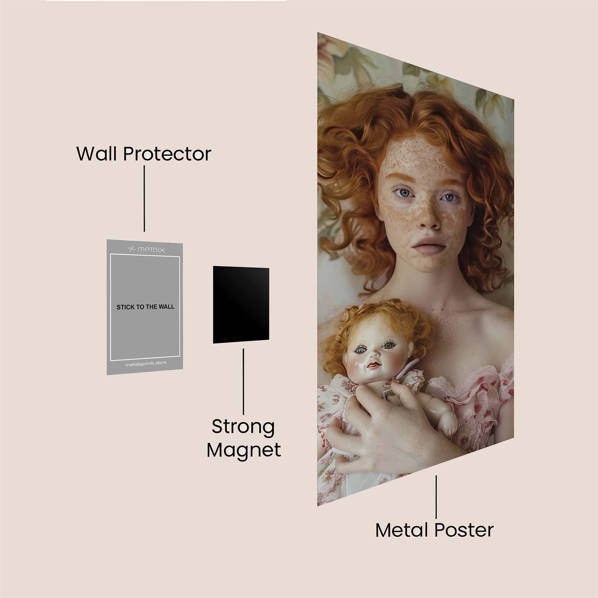 Freckled Whimsy Safe Wall Magnetic / M