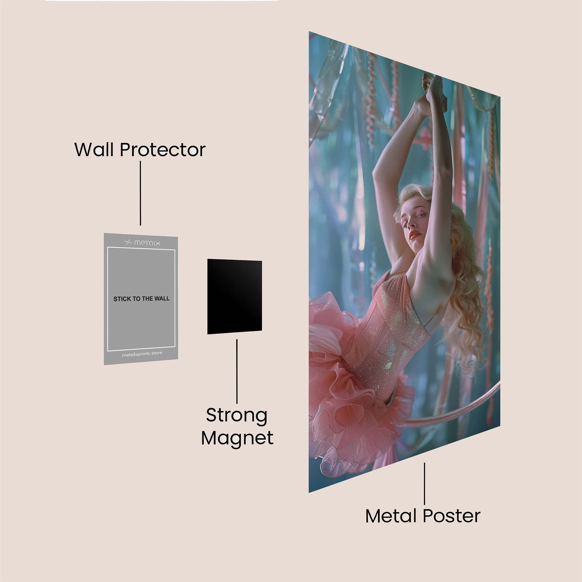 Dancer's Dream Safe Wall Magnetic / M