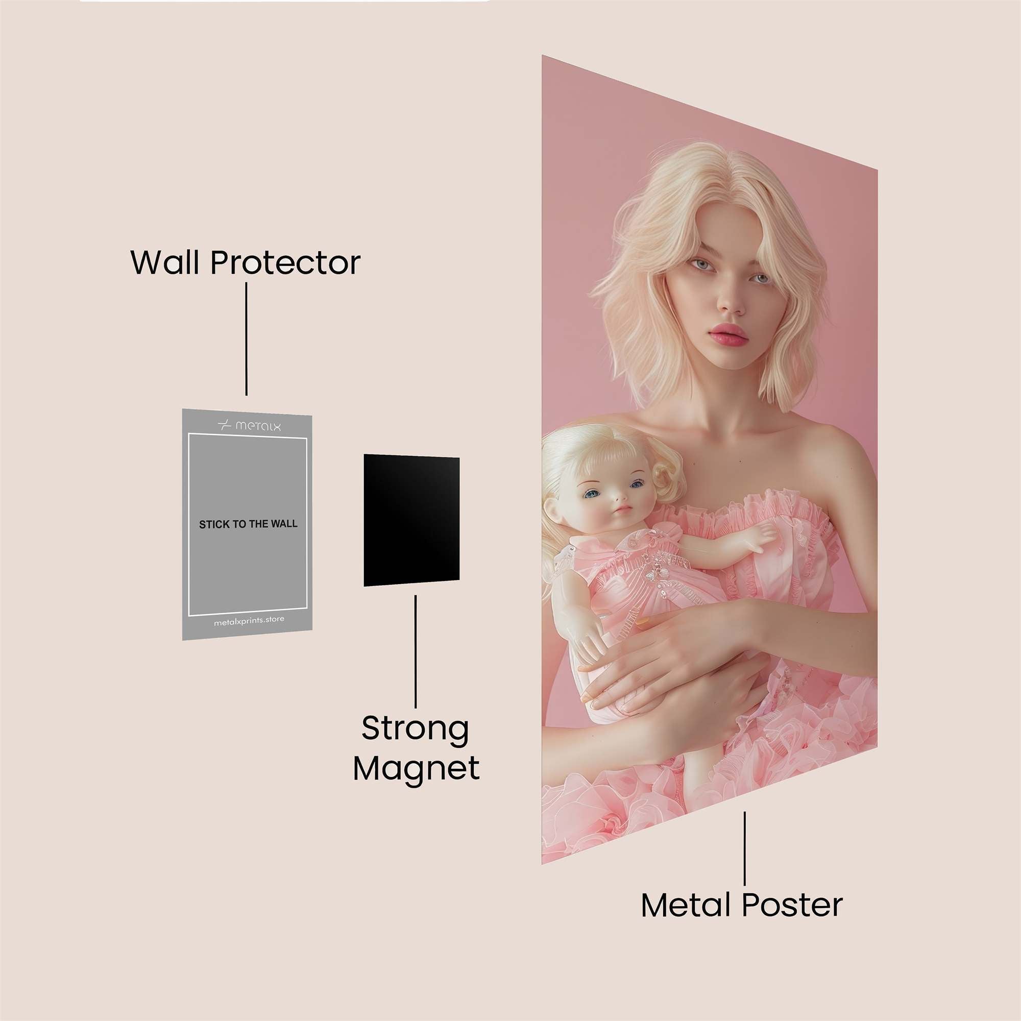 Doll Dream Safe Wall Magnetic / M