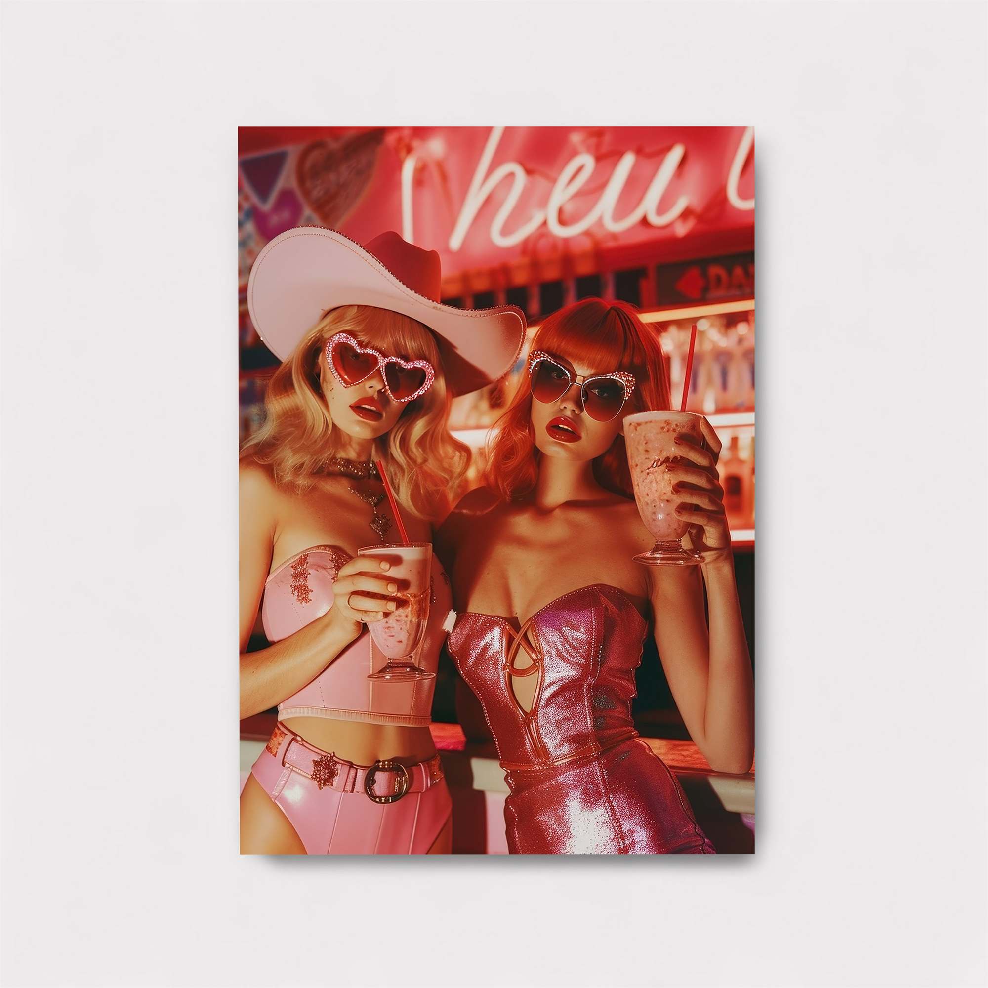 Cowgirls Retro Safe Wall Magnetic / M