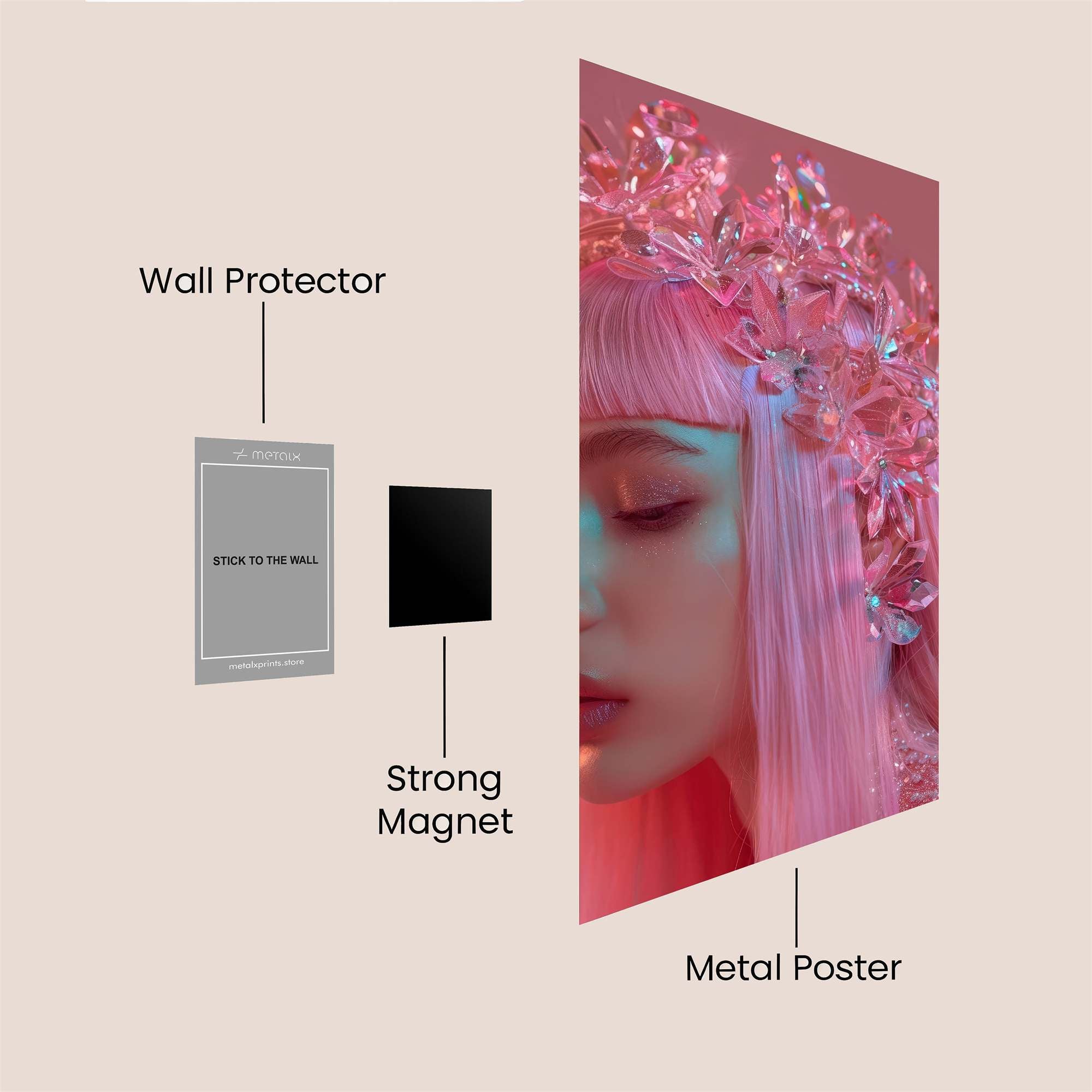 Fairy Enchantment Safe Wall Magnetic / M