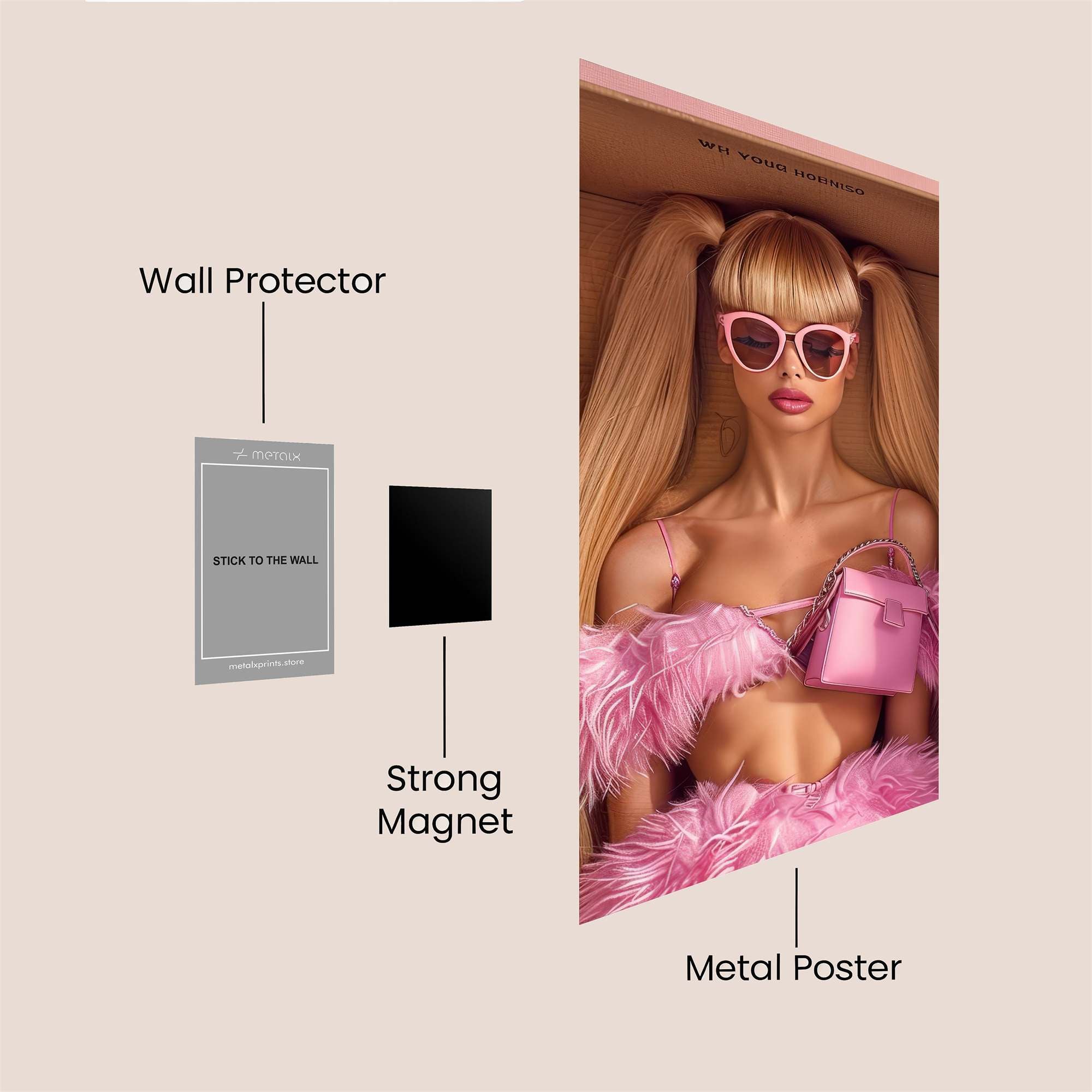 Doll Dream Safe Wall Magnetic / M