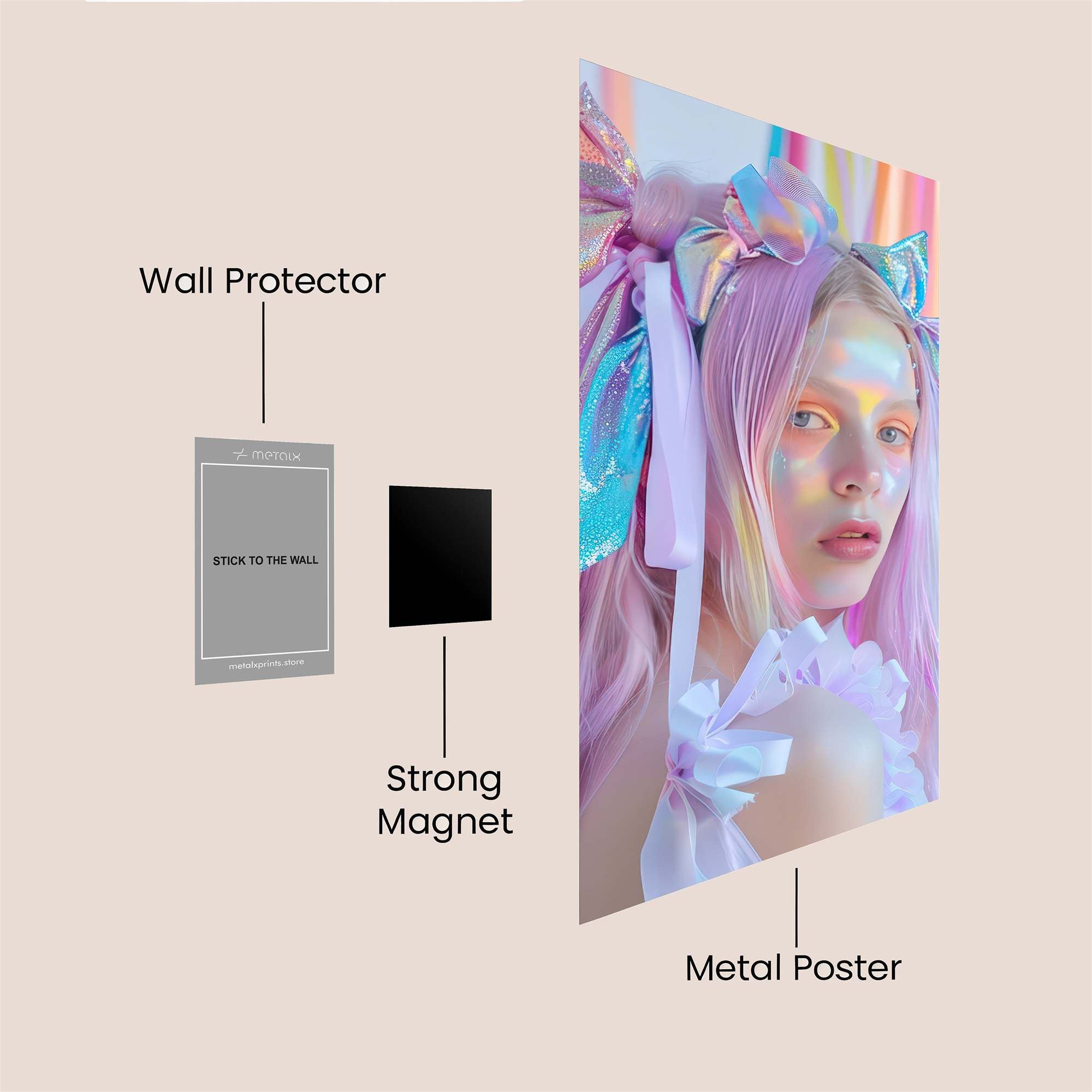 Rainbow Dream Safe Wall Magnetic / M
