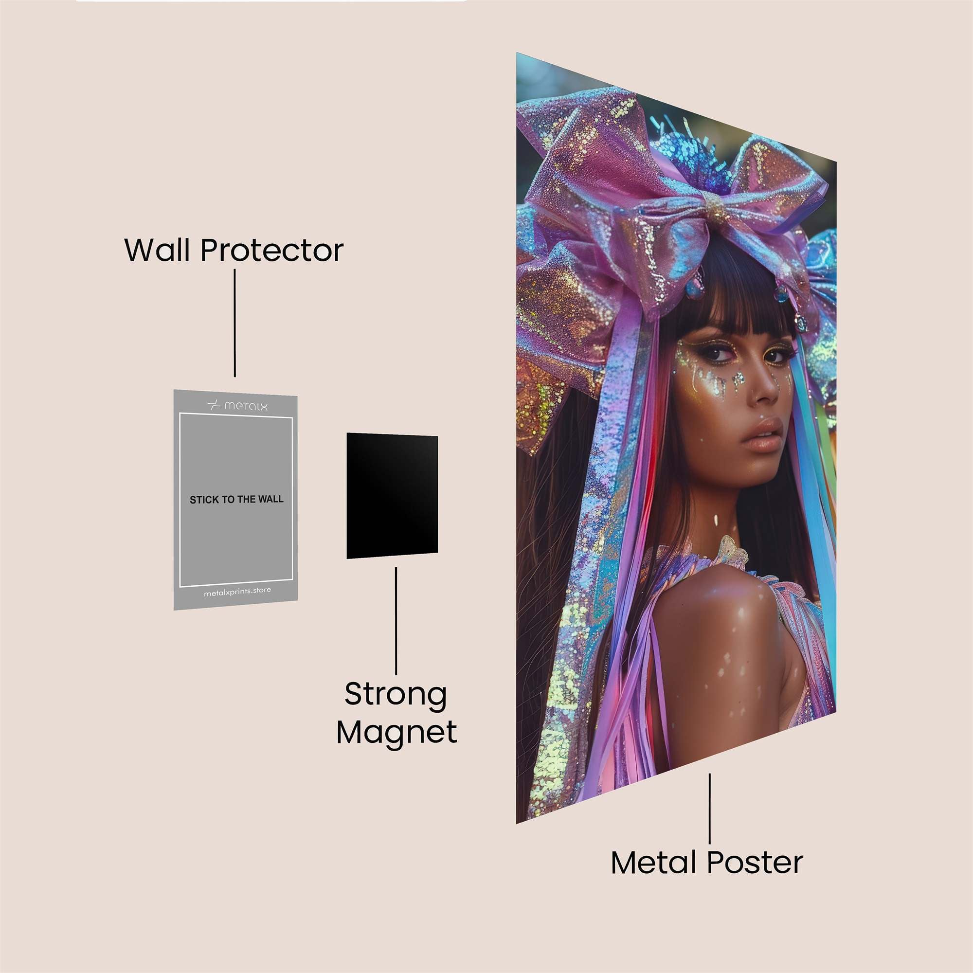 Fairy Whimsy Safe Wall Magnetic / M