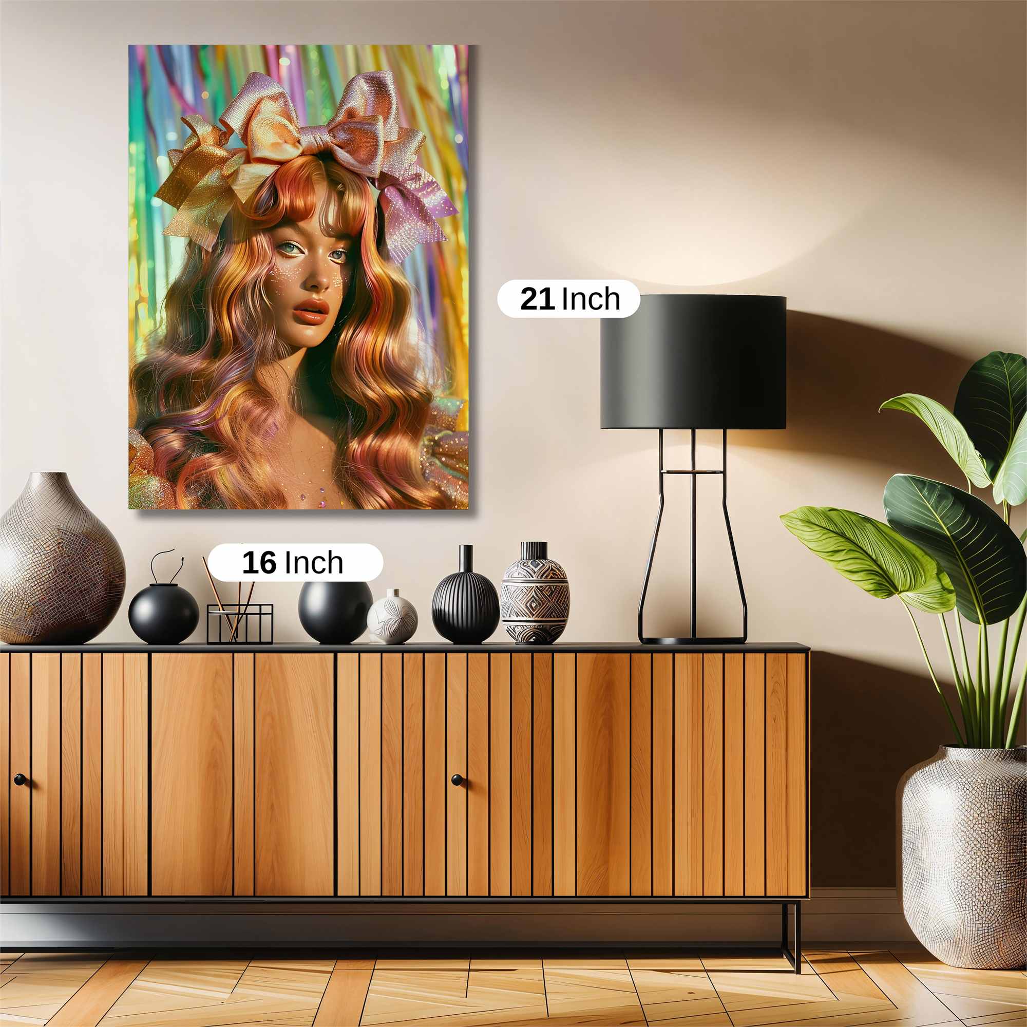 Rainbow Whimsy Safe Wall Magnetic / M