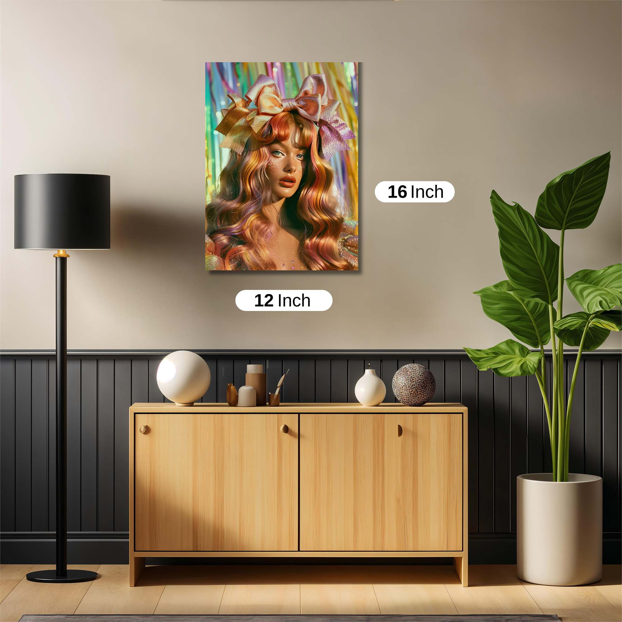 Rainbow Whimsy Safe Wall Magnetic / M