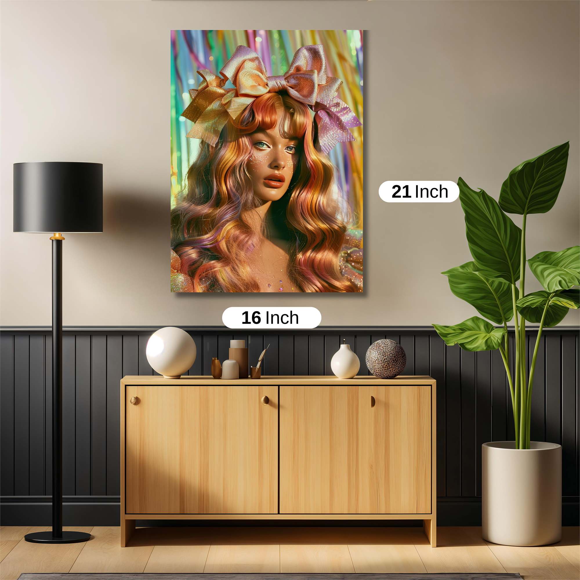 Rainbow Whimsy Safe Wall Magnetic / M