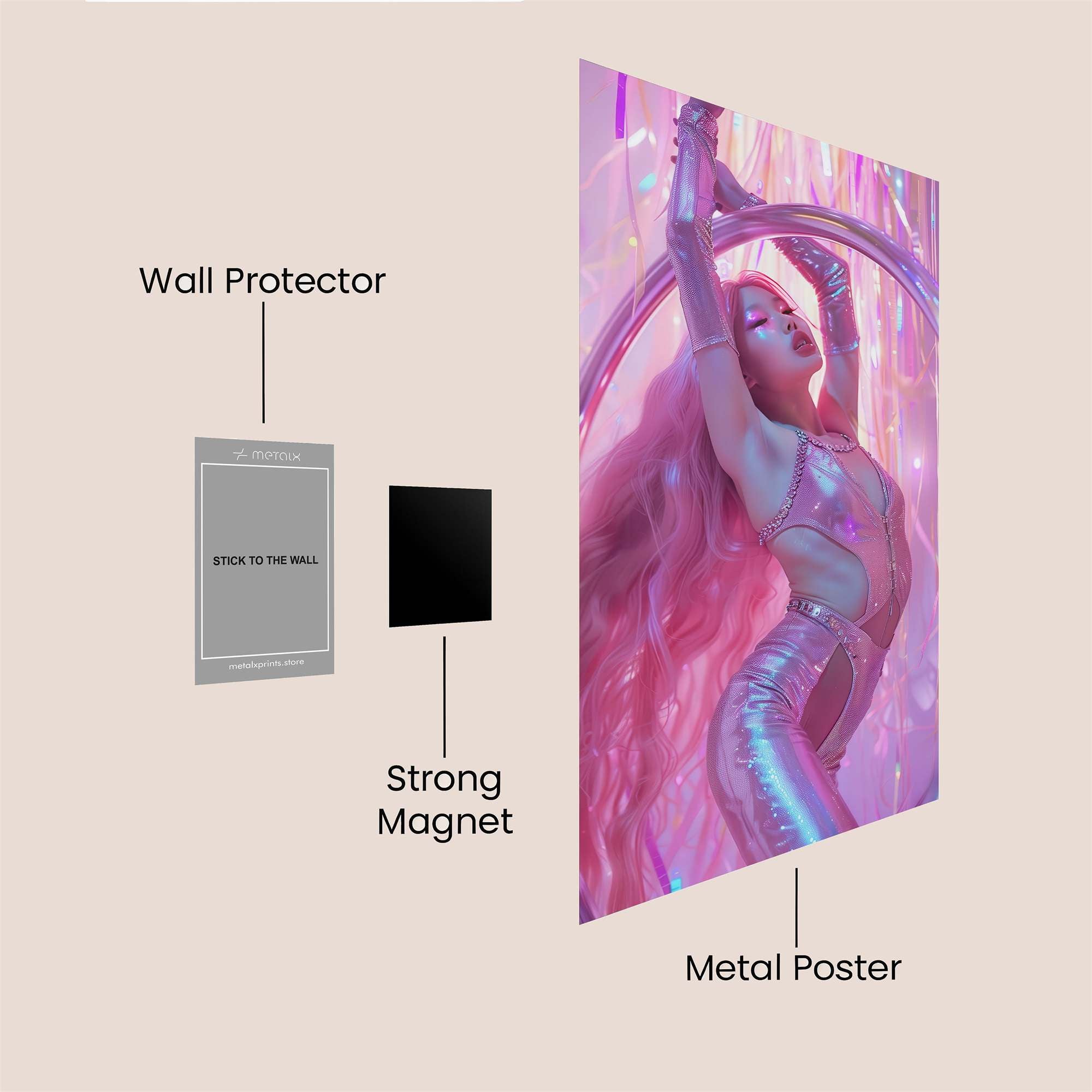 Aerial Enchantress Safe Wall Magnetic / M