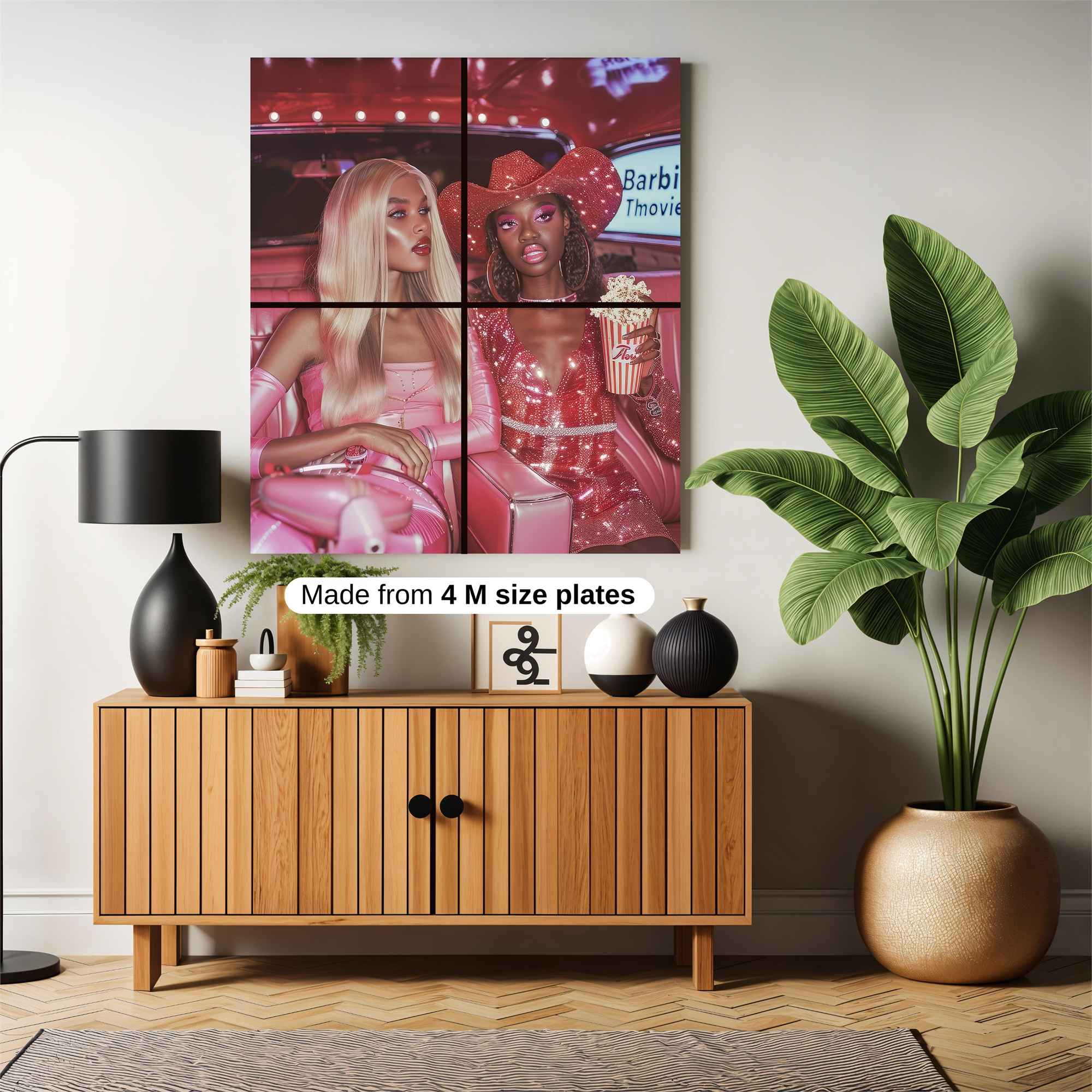 Barbie Glamour Safe Wall Magnetic / M