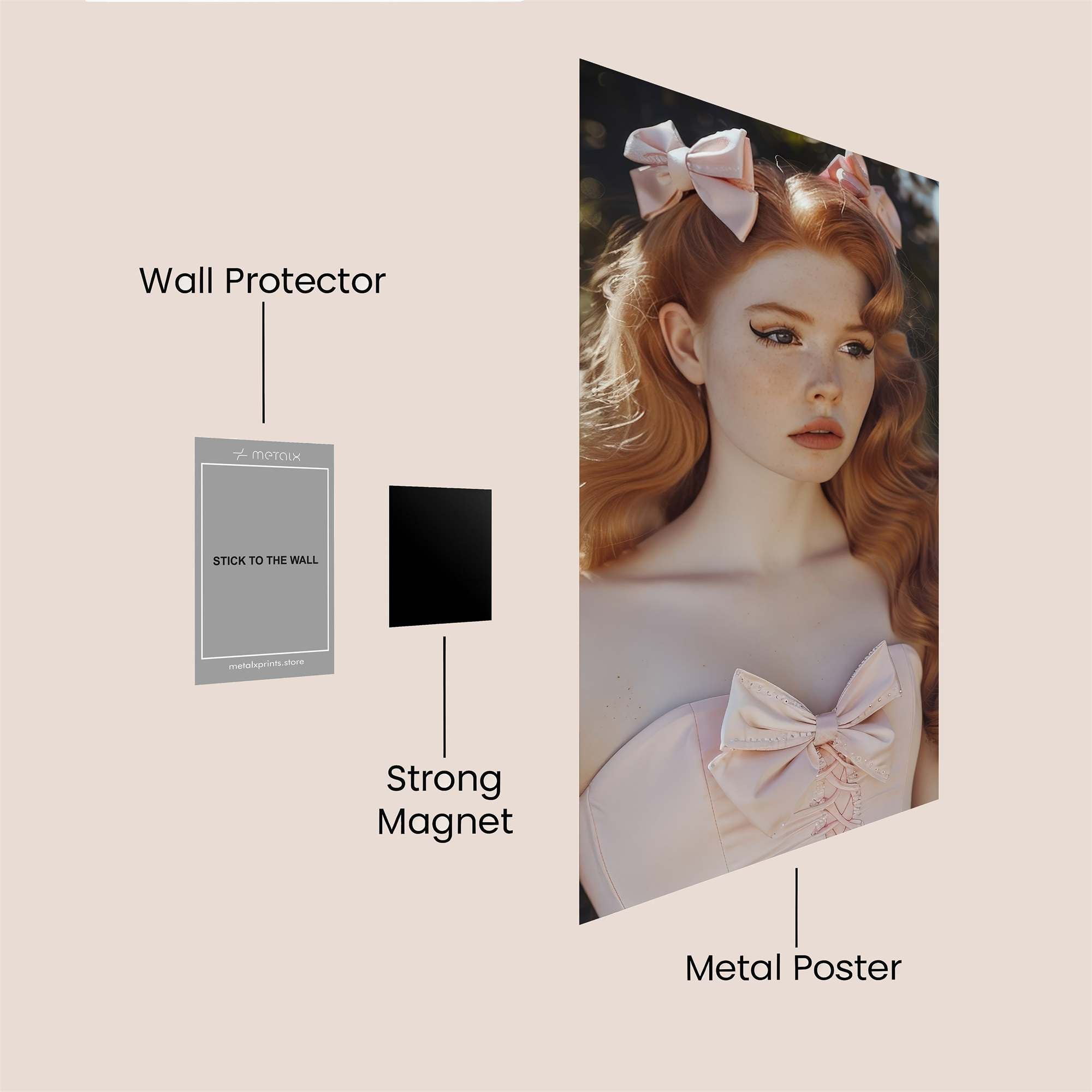 Fairylike Grace Safe Wall Magnetic / M