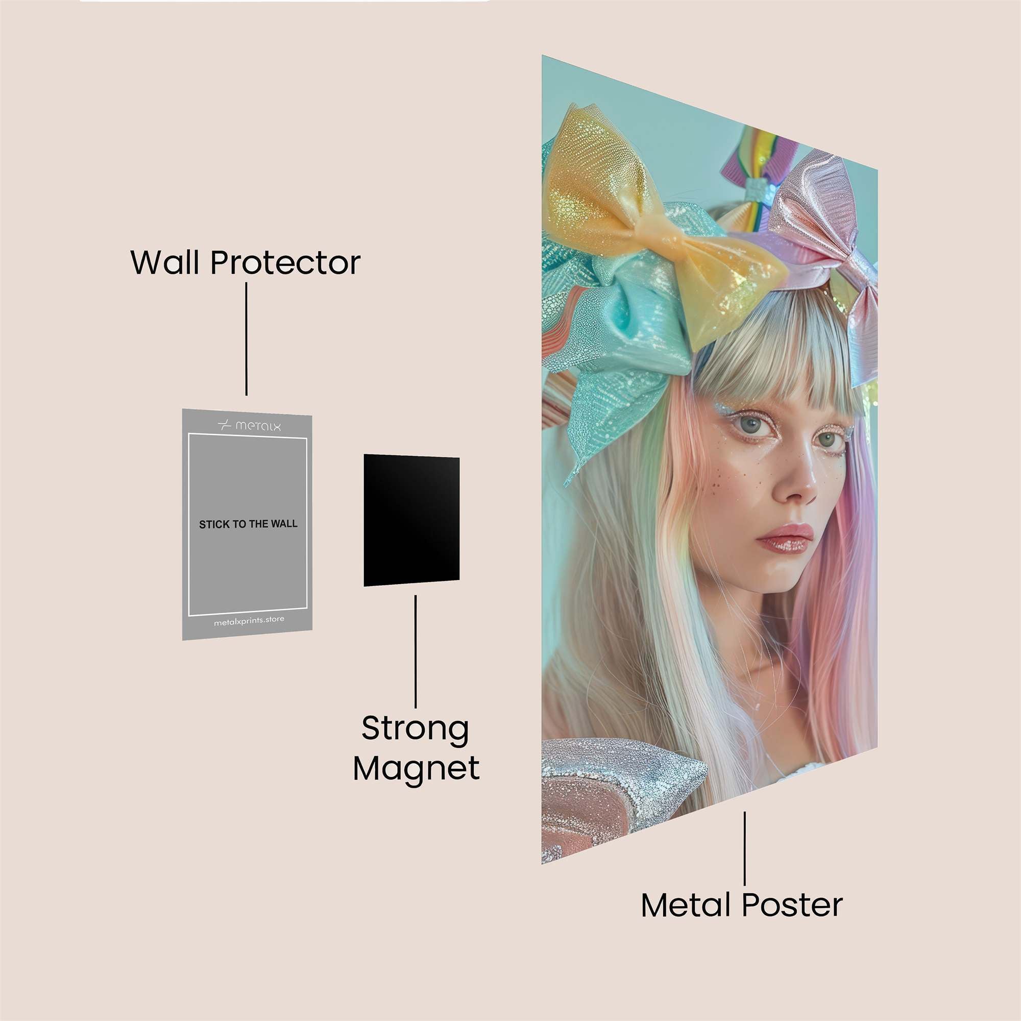 Melody Whimsy Safe Wall Magnetic / M