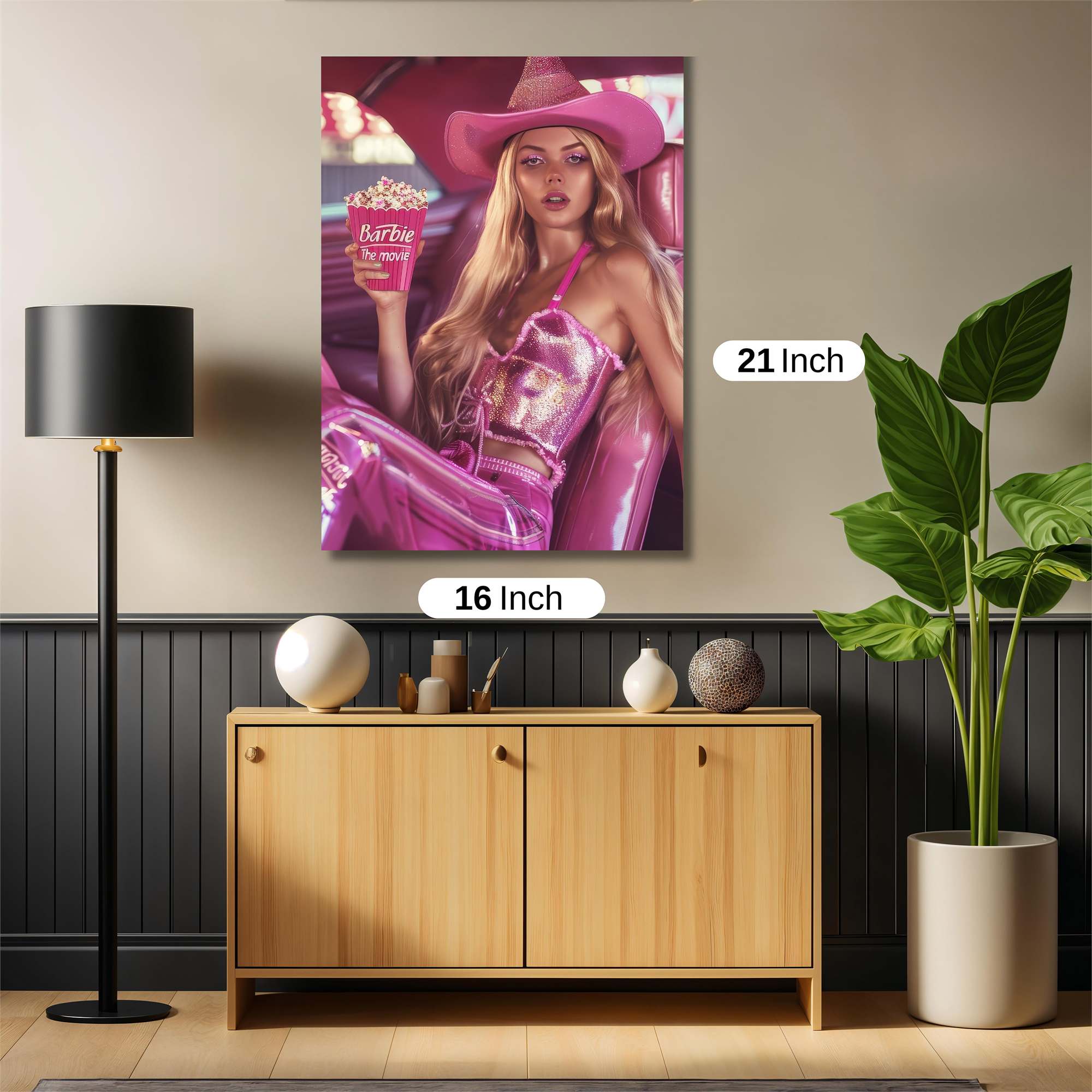 Barbie Glamour Safe Wall Magnetic / M