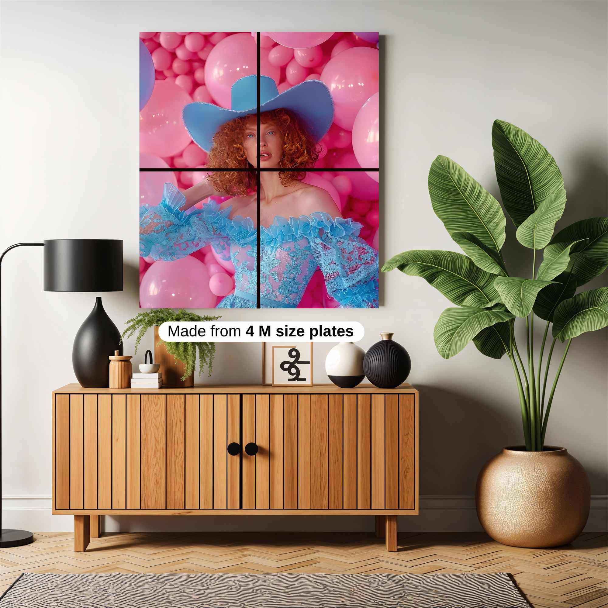 Cowgirl Whimsy Safe Wall Magnetic / M