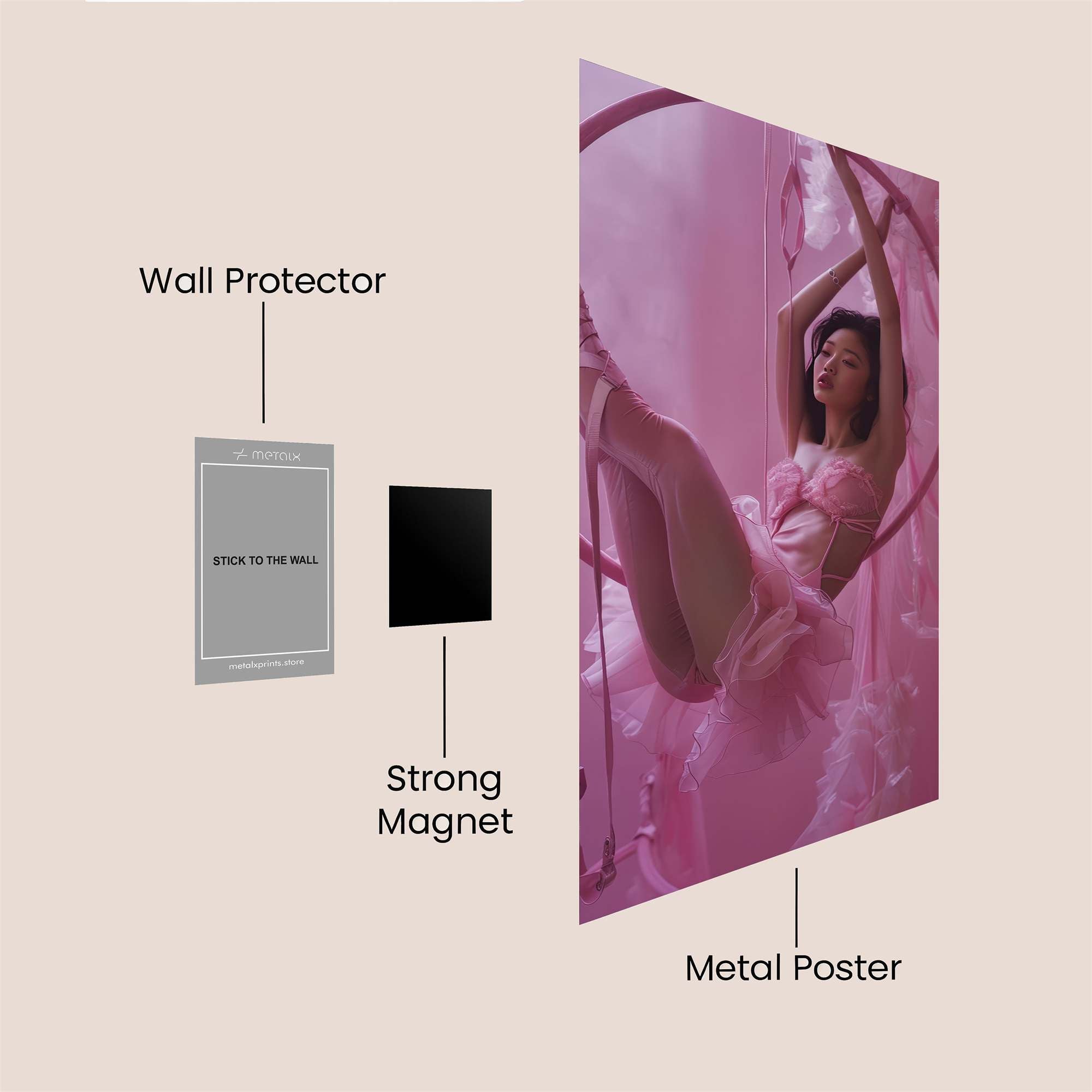 Aerial Grace Safe Wall Magnetic / M