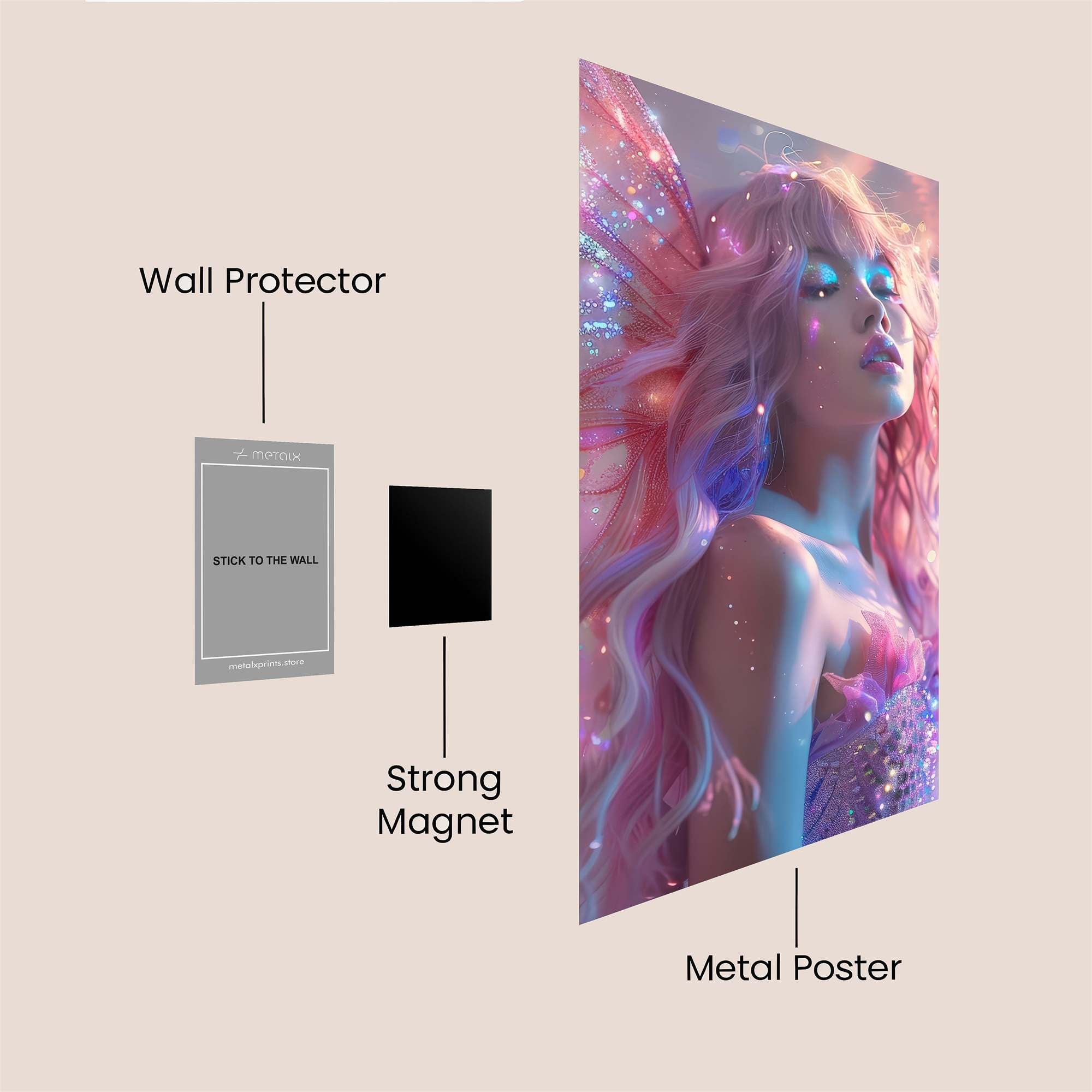 Fairy Dream Safe Wall Magnetic / M