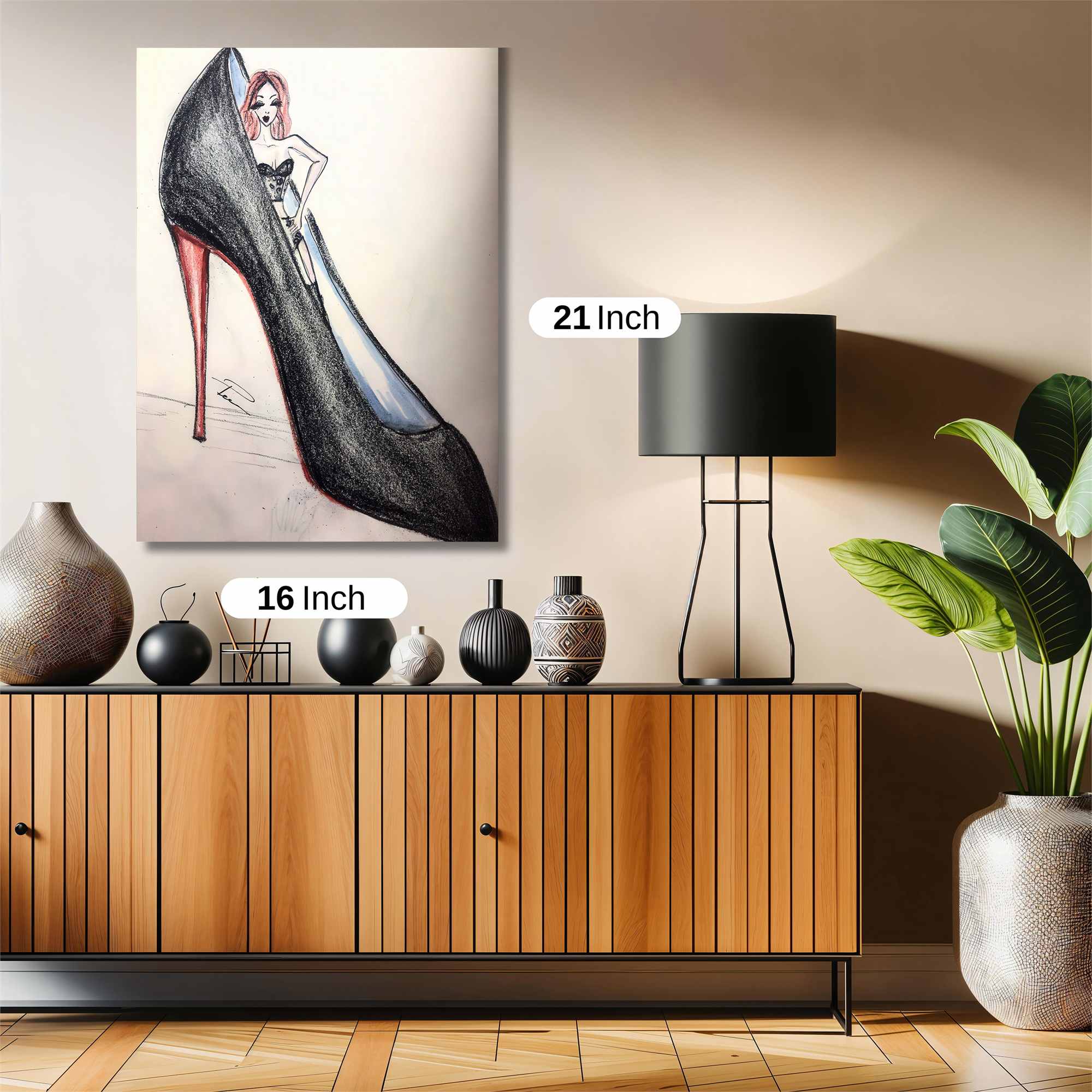Shoe Siren Safe Wall Magnetic / M