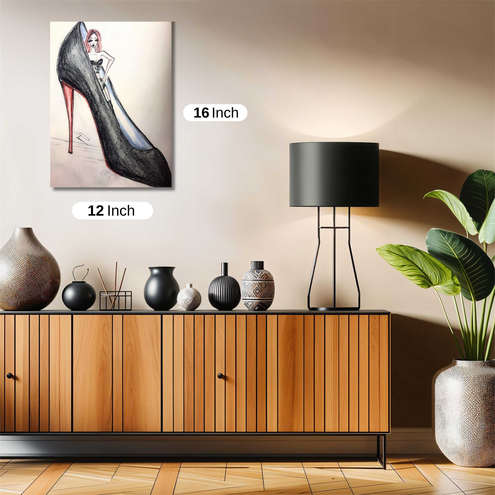 Shoe Siren Safe Wall Magnetic / M