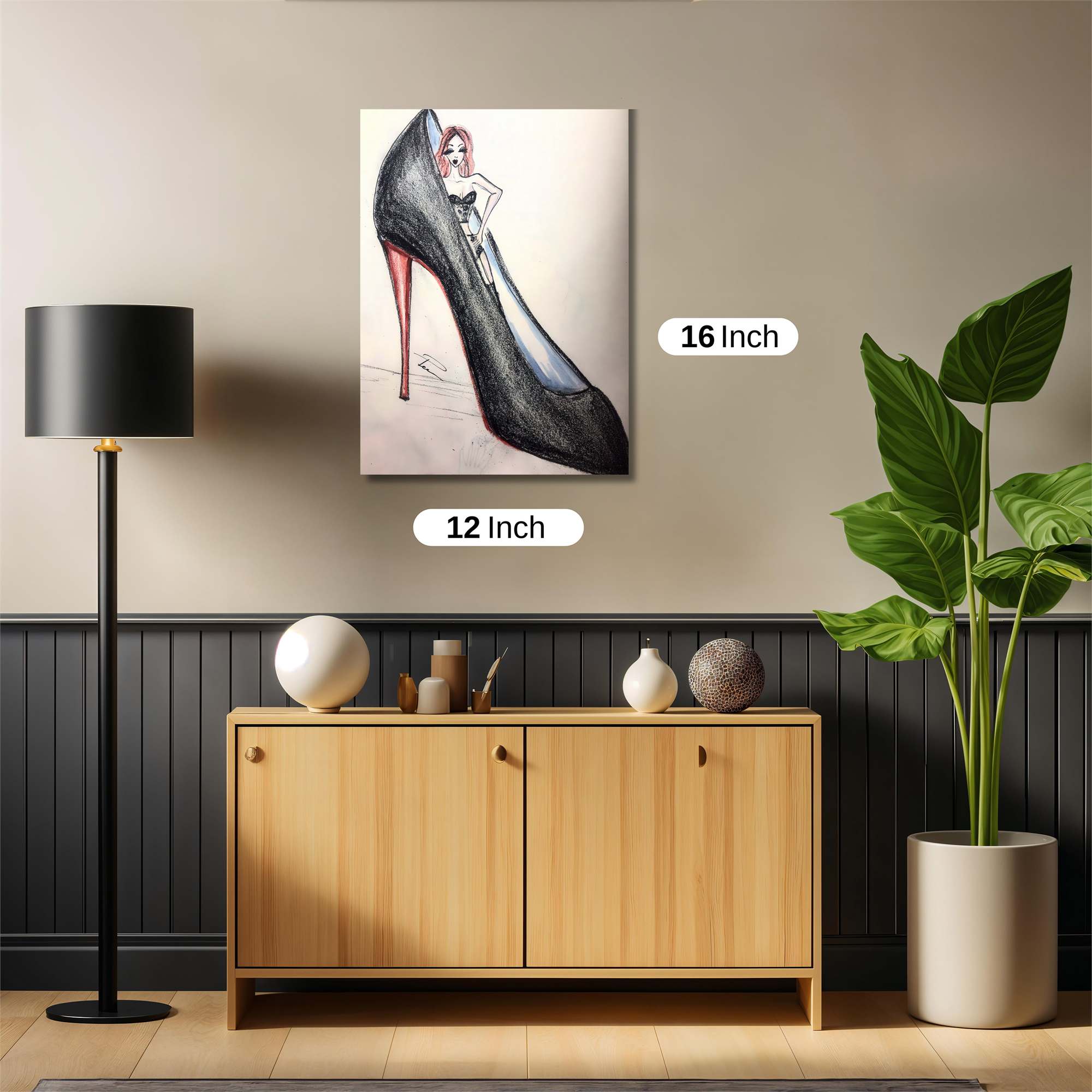 Shoe Siren Safe Wall Magnetic / M