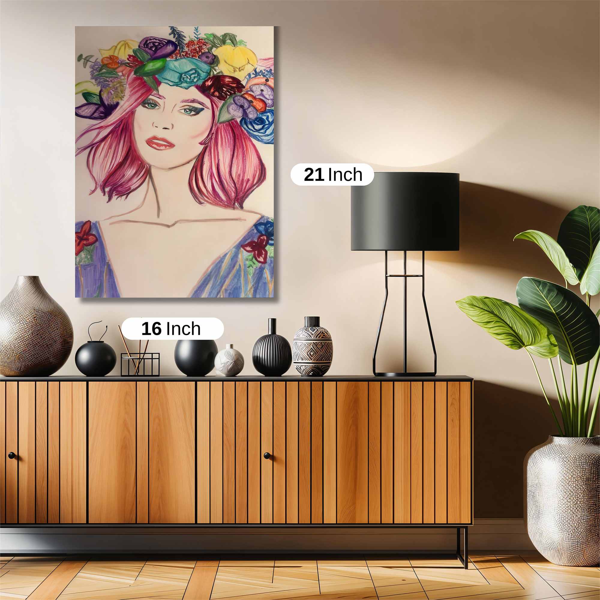 Floral Fantasy Safe Wall Magnetic / M