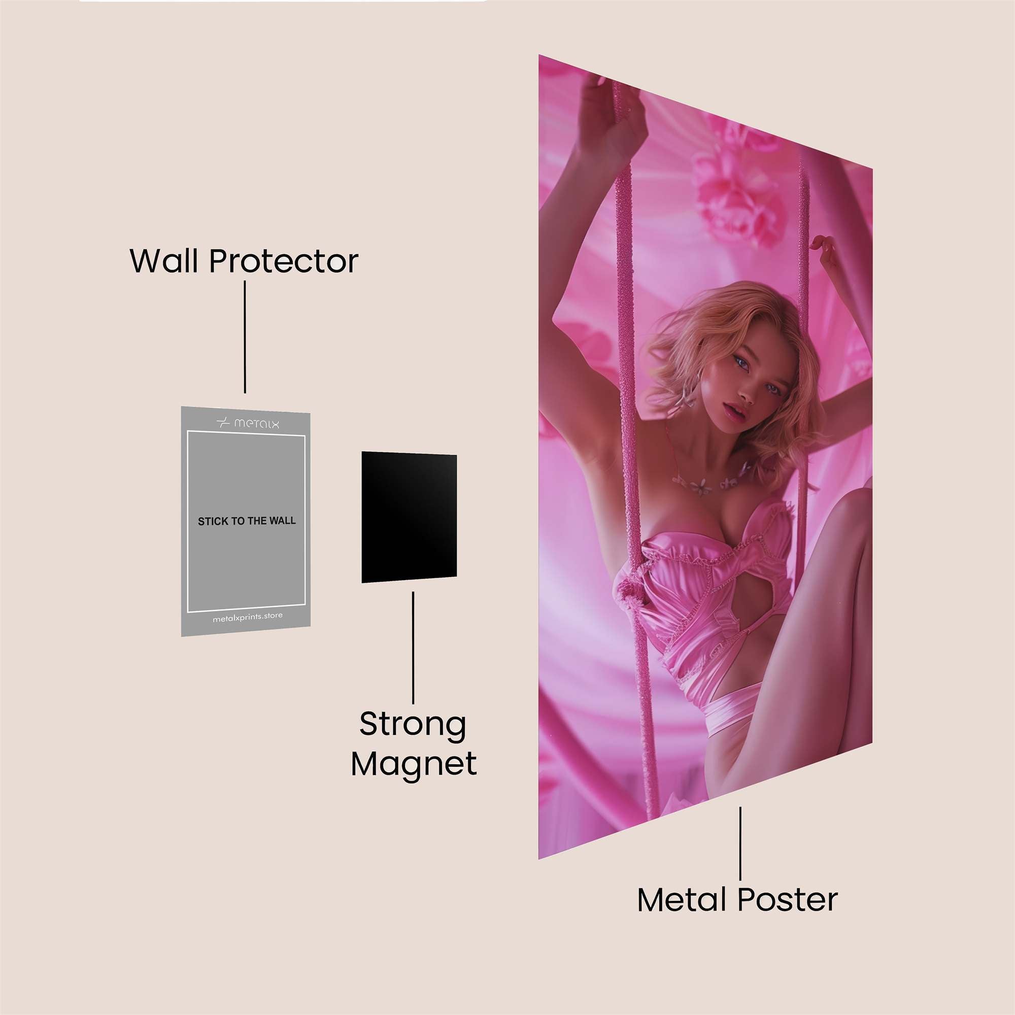 Aerial Enchantment Safe Wall Magnetic / M