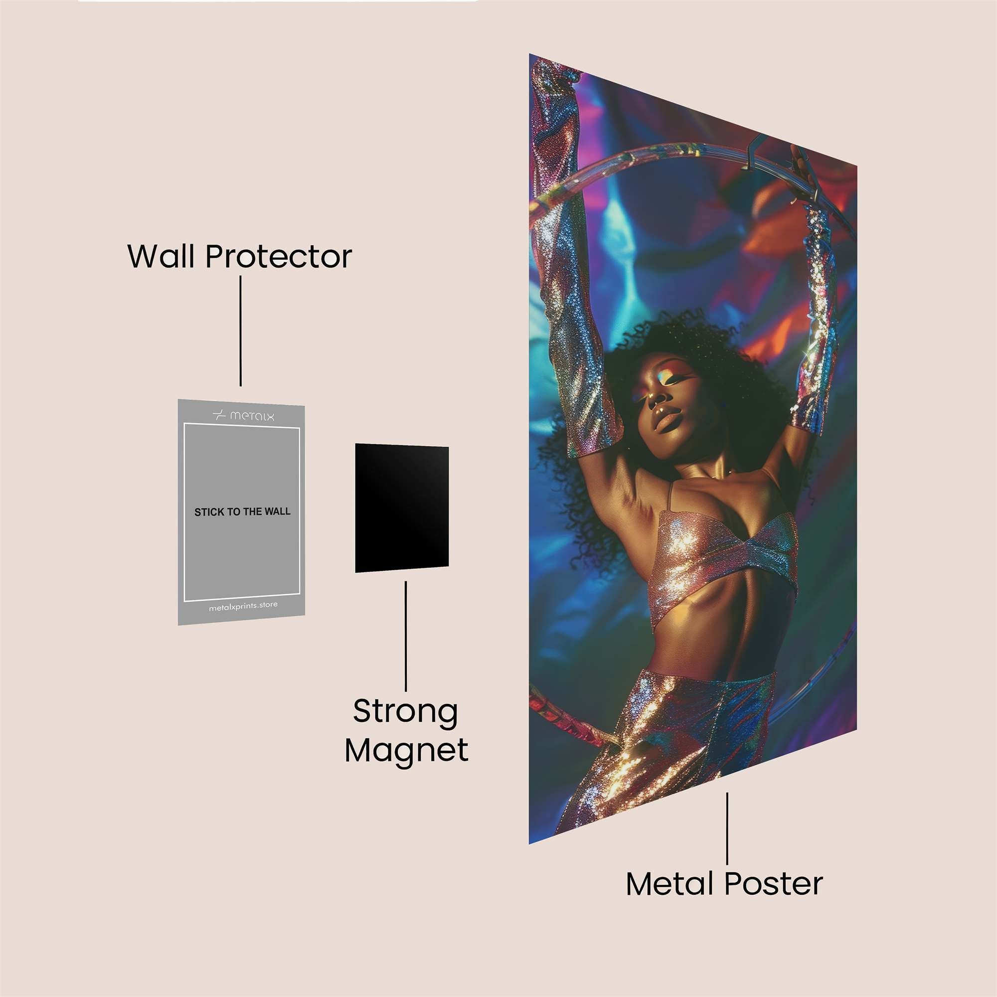 Hoop Enchantress Safe Wall Magnetic / M